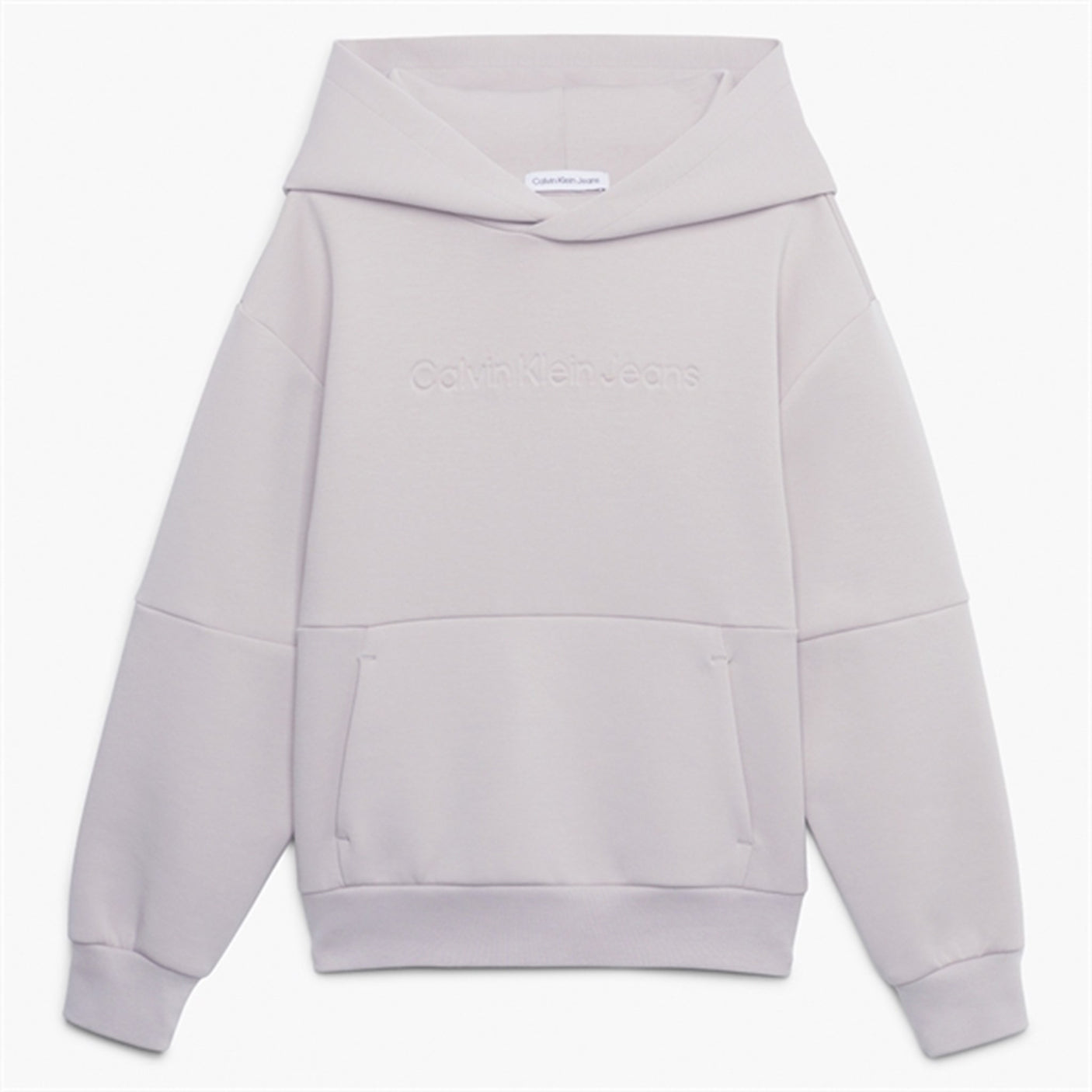Calvin Klein Spacer Debossed Logo Hoodie Porpoise