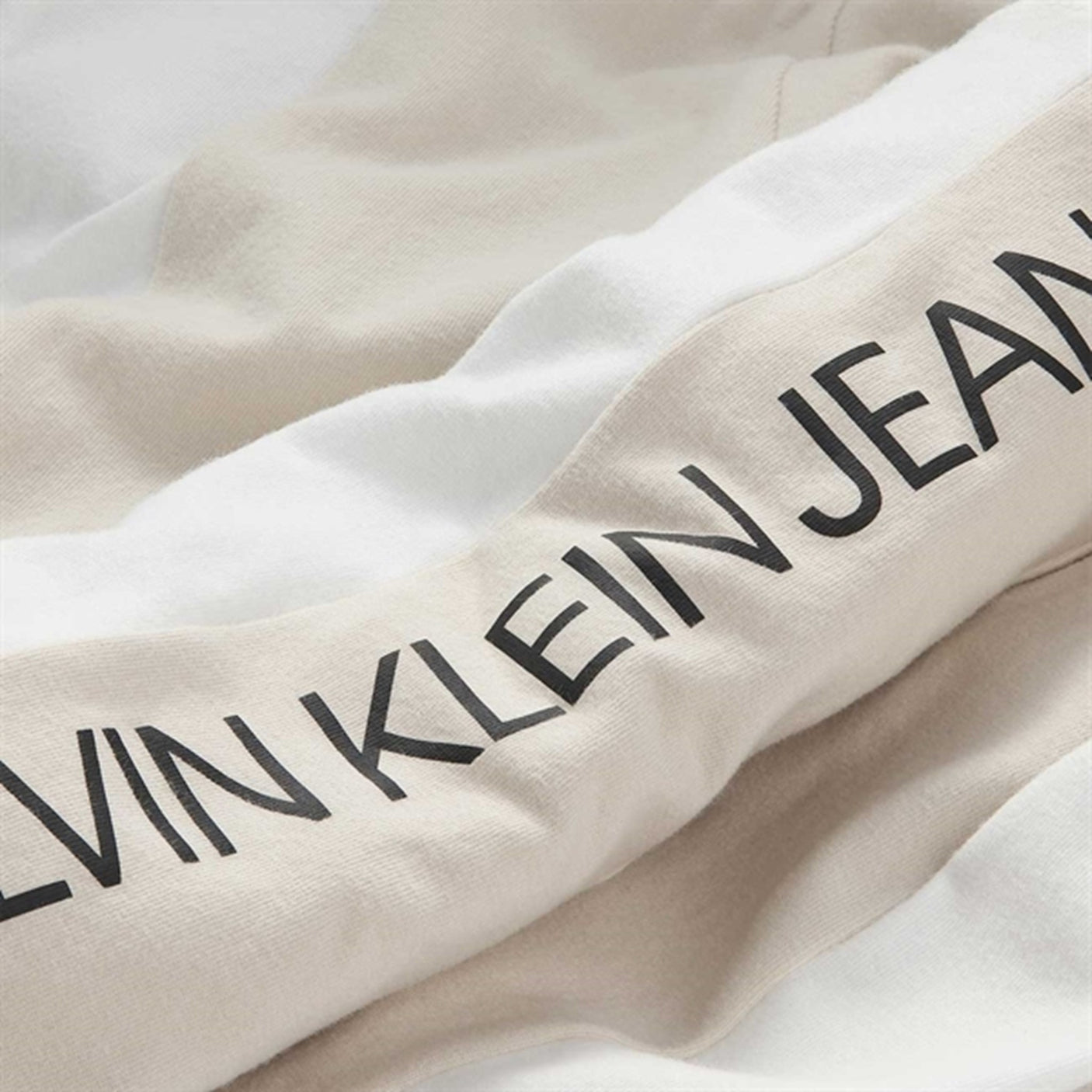 Calvin Klein Colour Block Leggings Eggshell