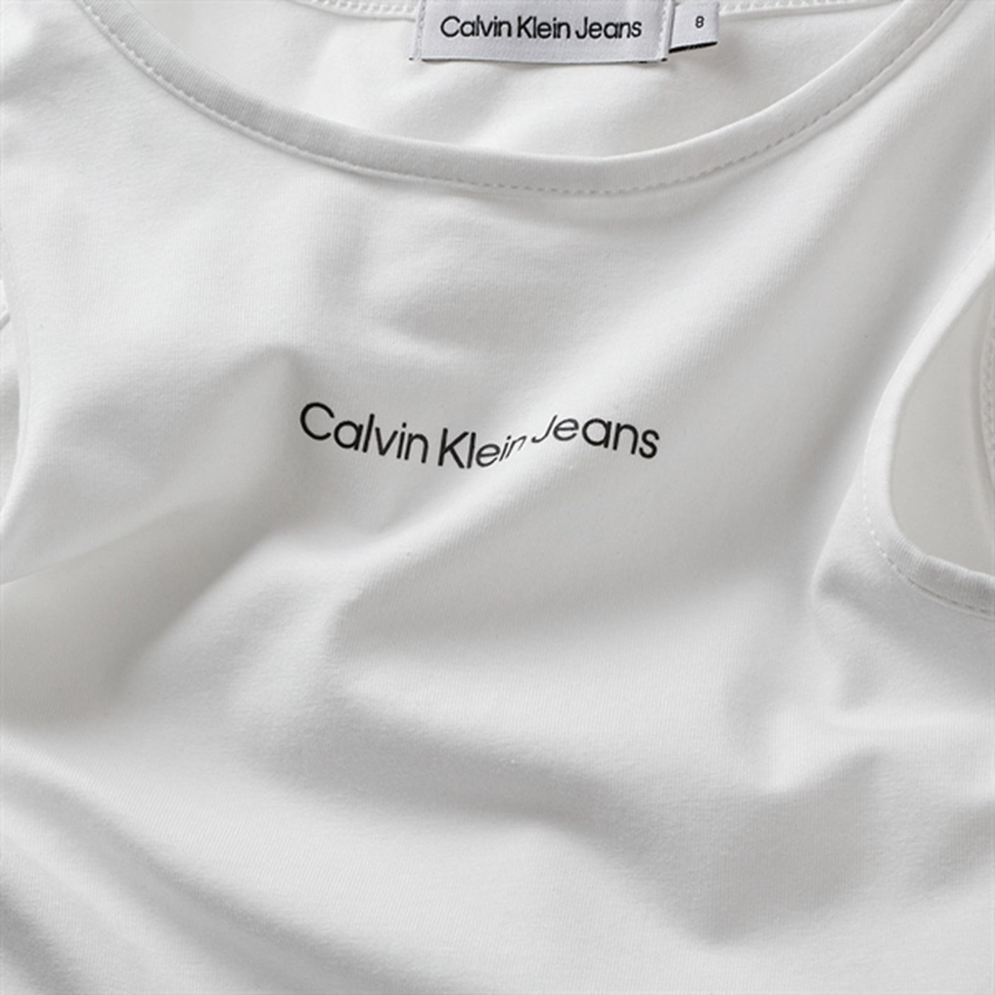 Calvin Klein Logo Tank Top Bright White