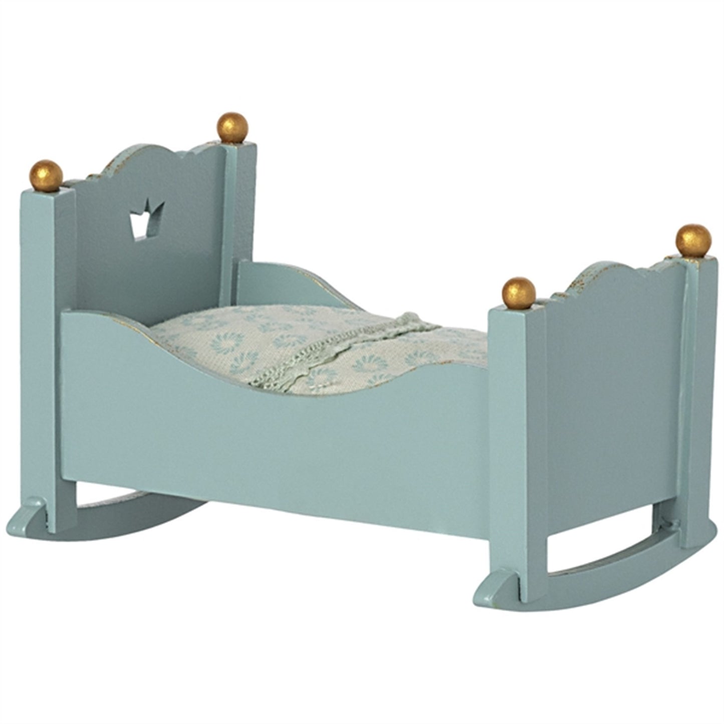 Maileg Cradle Baby Blue