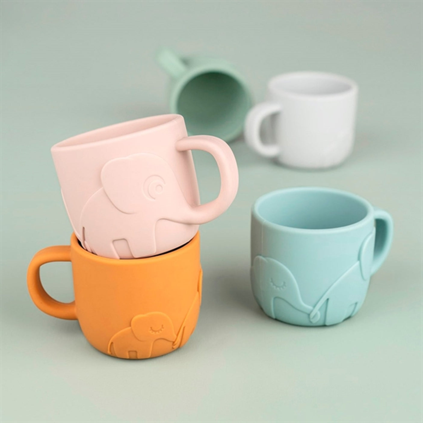 Done by Deer Peekaboo Cup Elphee Mustard