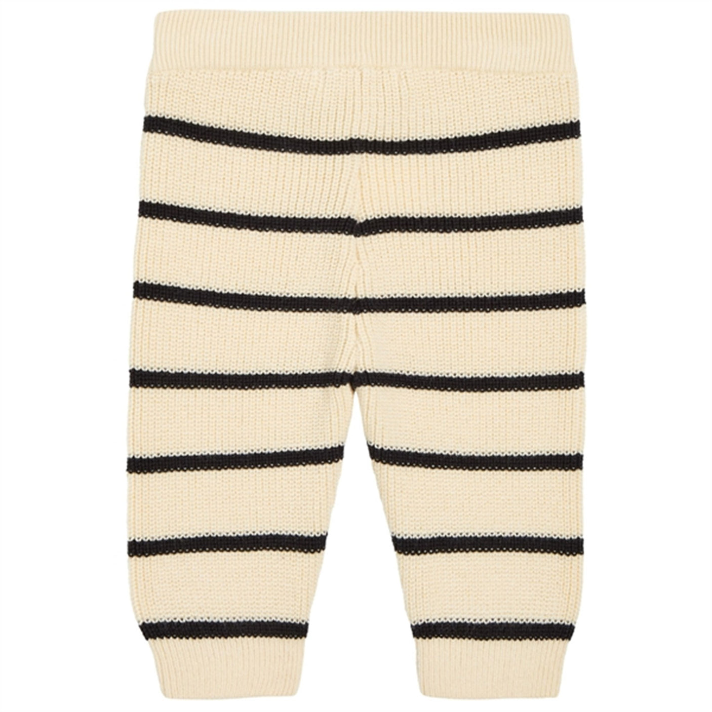 Calvin Klein Striped Cardigan Knit Set Black/ Vanilla Stripe
