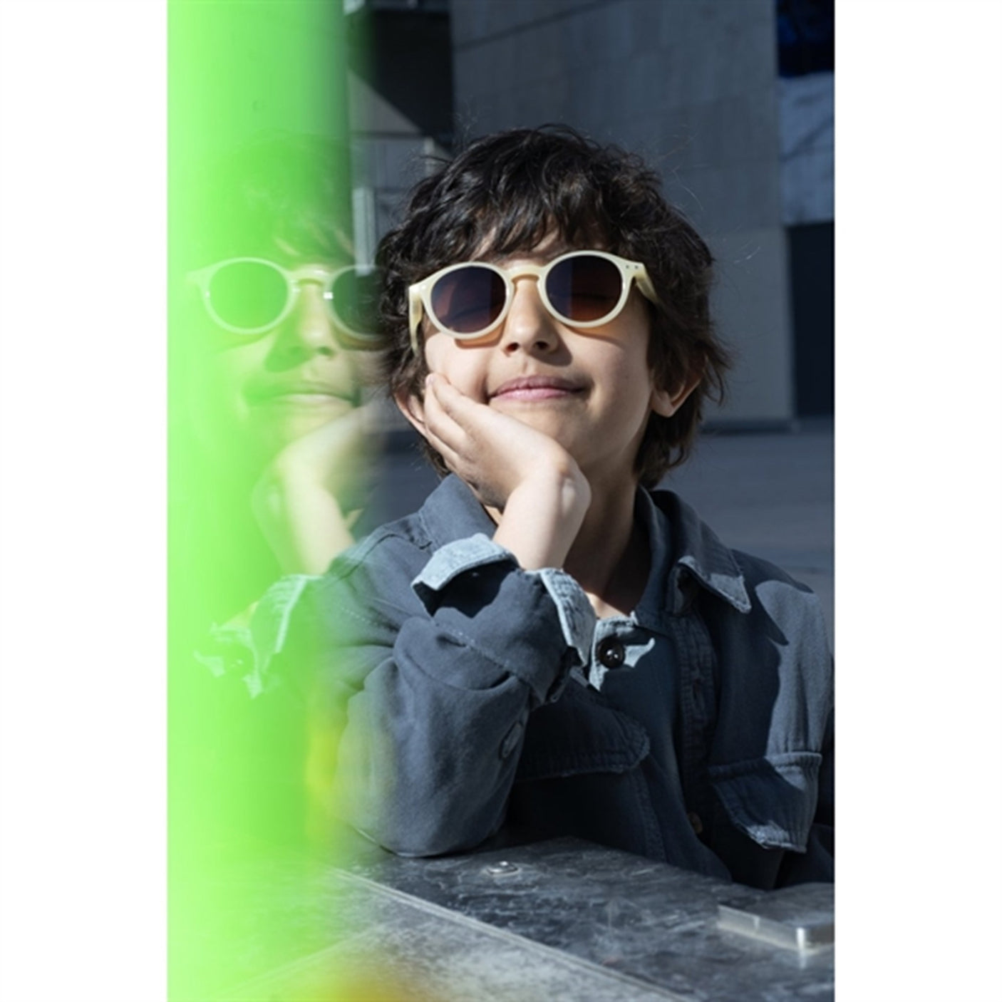 Izipizi Junior Sunglasses D Glossy Ivory 7