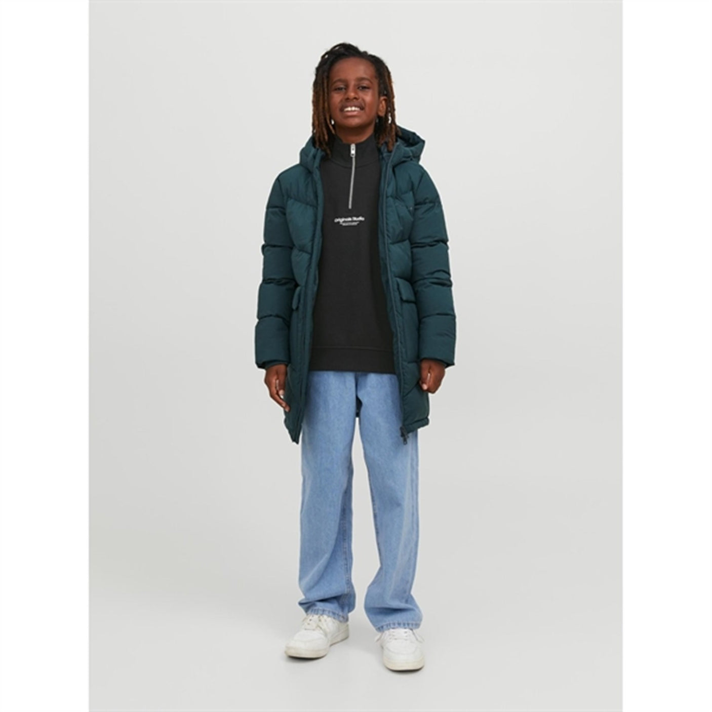 Jack & Jones Junior Black Jorvesterbro Sweatshirt