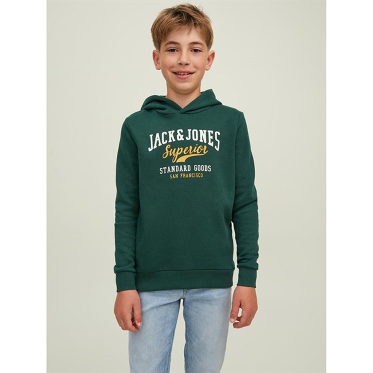 Jack & Jones Junior Pine Grove Logo Sweat Hoodie Noos