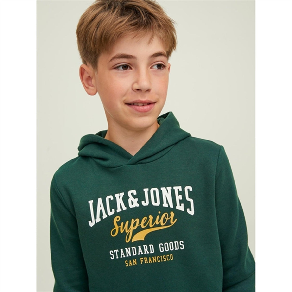 Jack & Jones Junior Pine Grove Logo Sweat Hoodie Noos