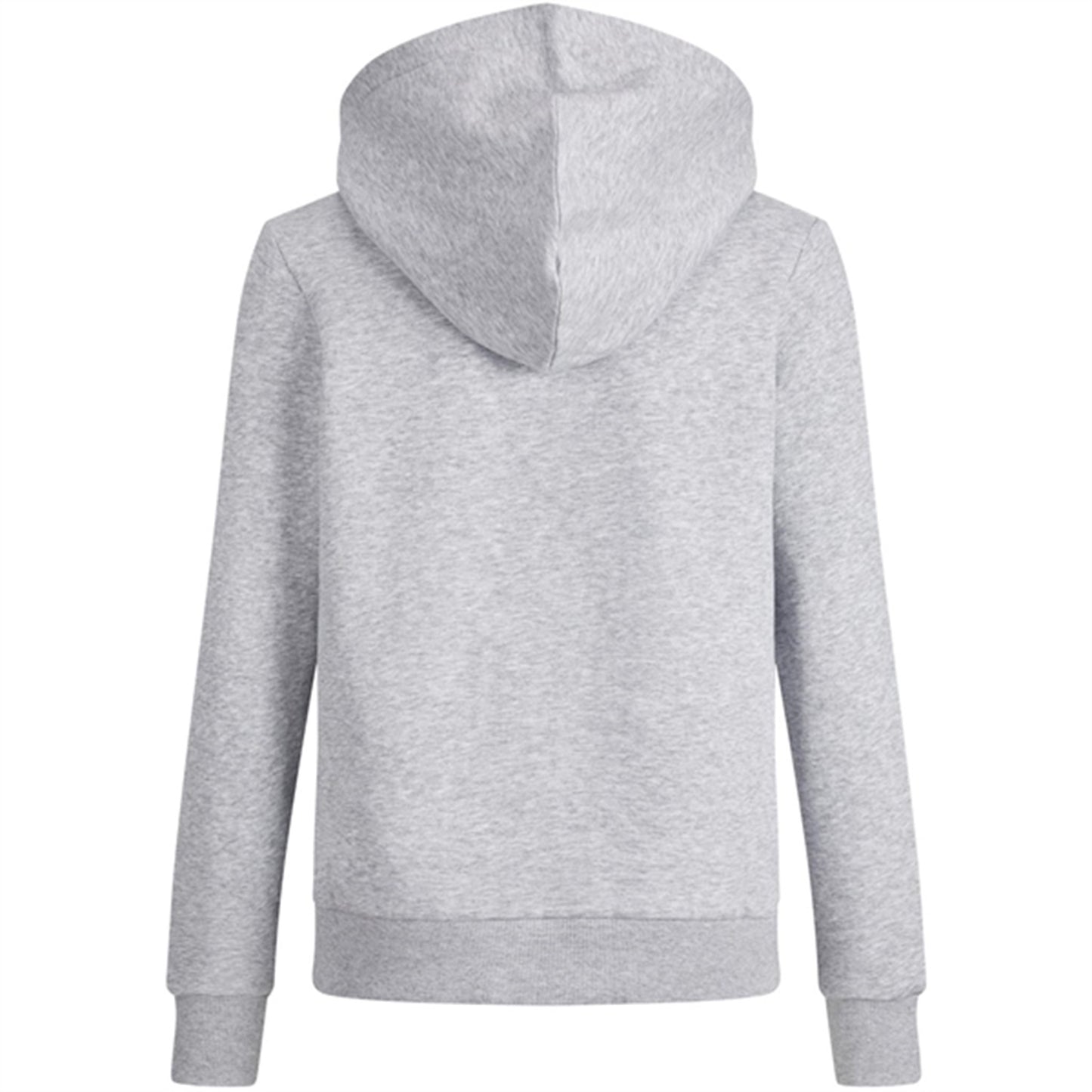 Jack & Jones Junior Light Grey Melange Logo Sweat Hoodie Noos