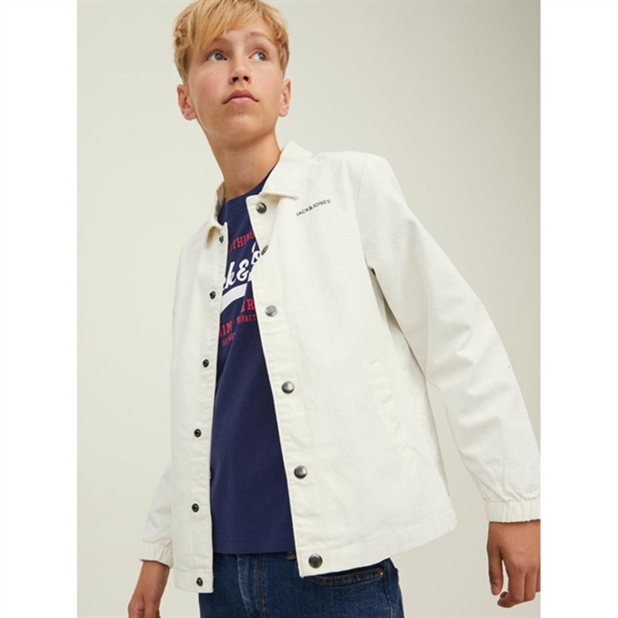 Jack & Jones Junior Navy Blazer Logo T-Shirt Noos