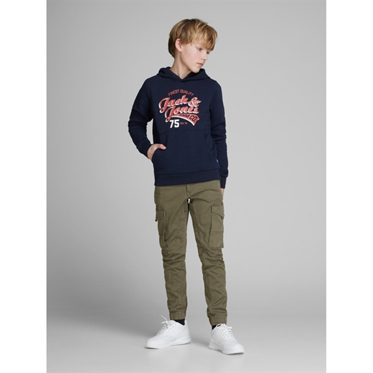 Jack & Jones Junior Olive Night Paul Flake Pants 542 Noos 4