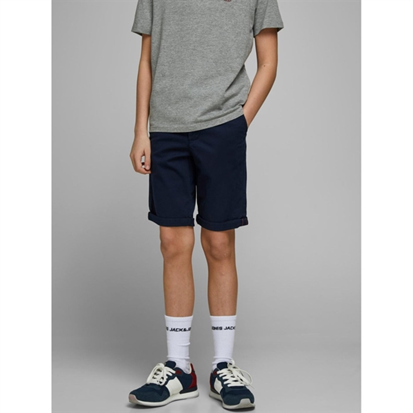 Jack & Jones Junior Navy Blazer Bowie Solid Shorts
