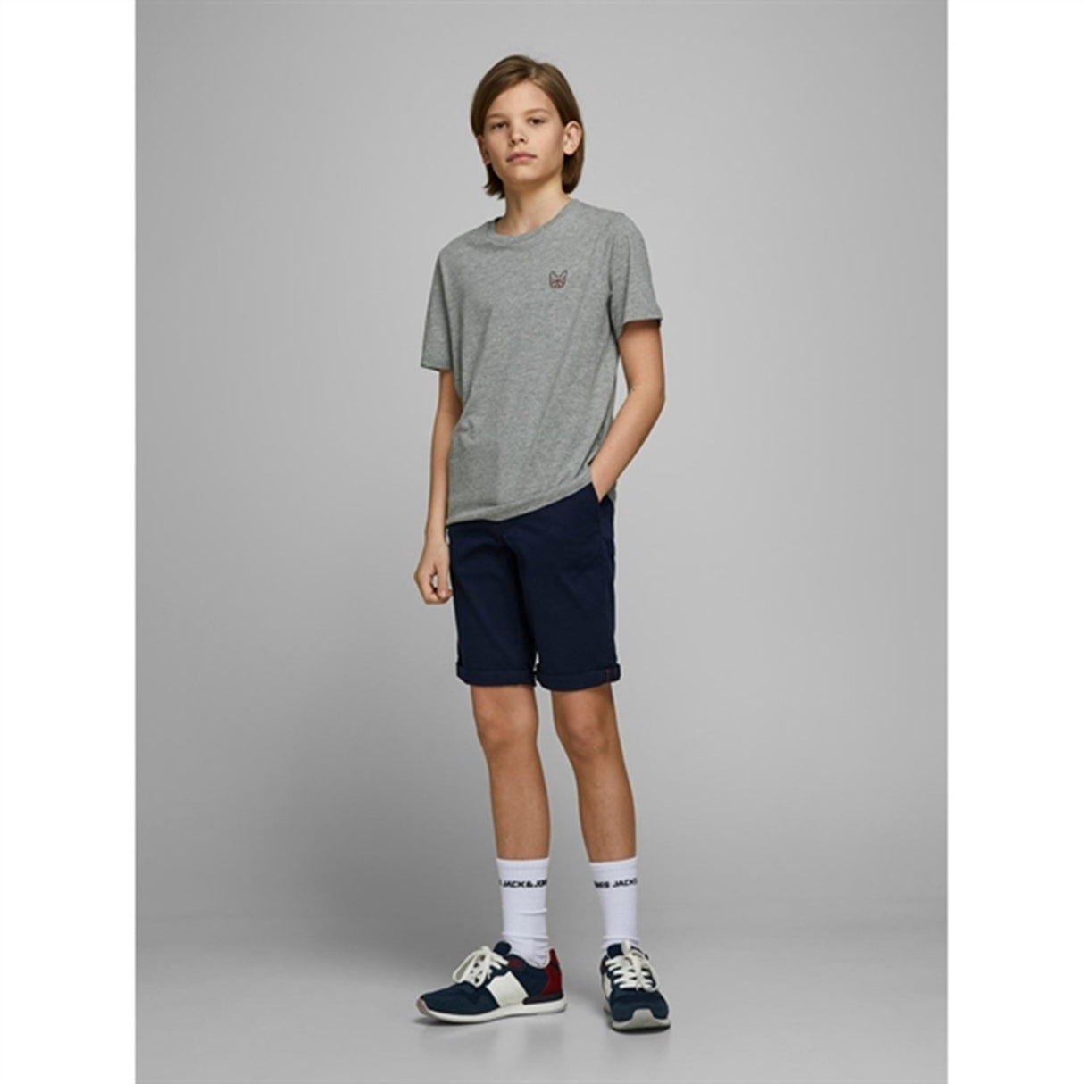 Jack & Jones Junior Navy Blazer Bowie Solid Shorts