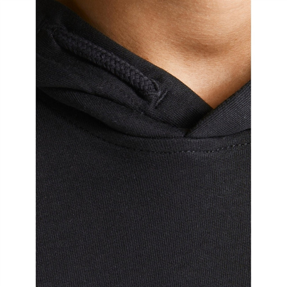 Jack & Jones Junior Black Basic Hoodie Noos