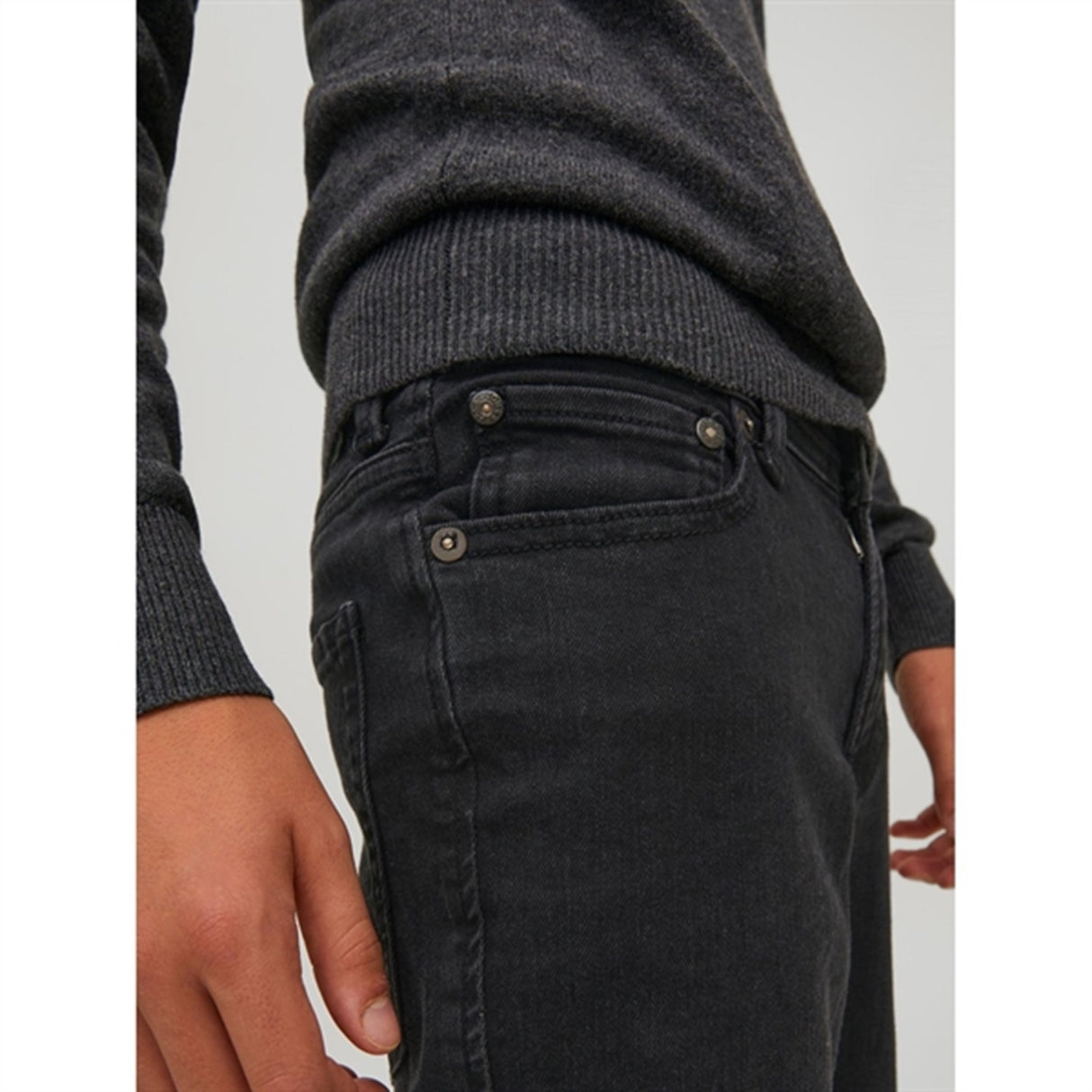 Jack & Jones Junior Black Denim Original Glenn Jeans 105 Noos