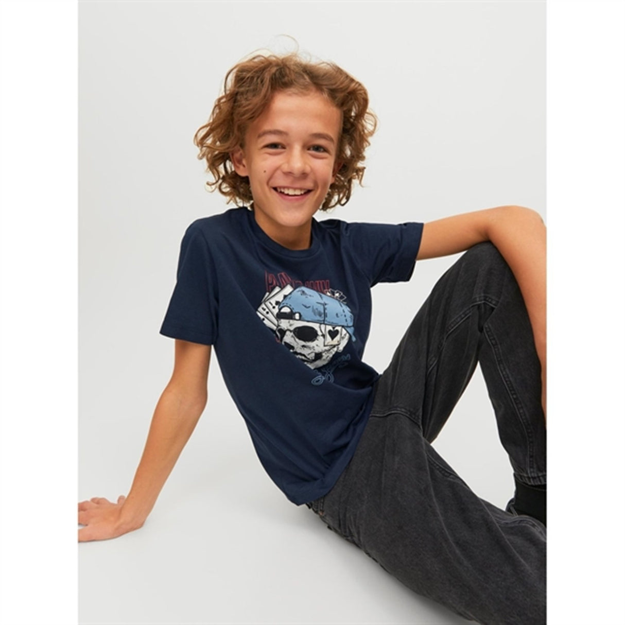 Jack & Jones Junior Navy Blazer Roxbury T-Shirt