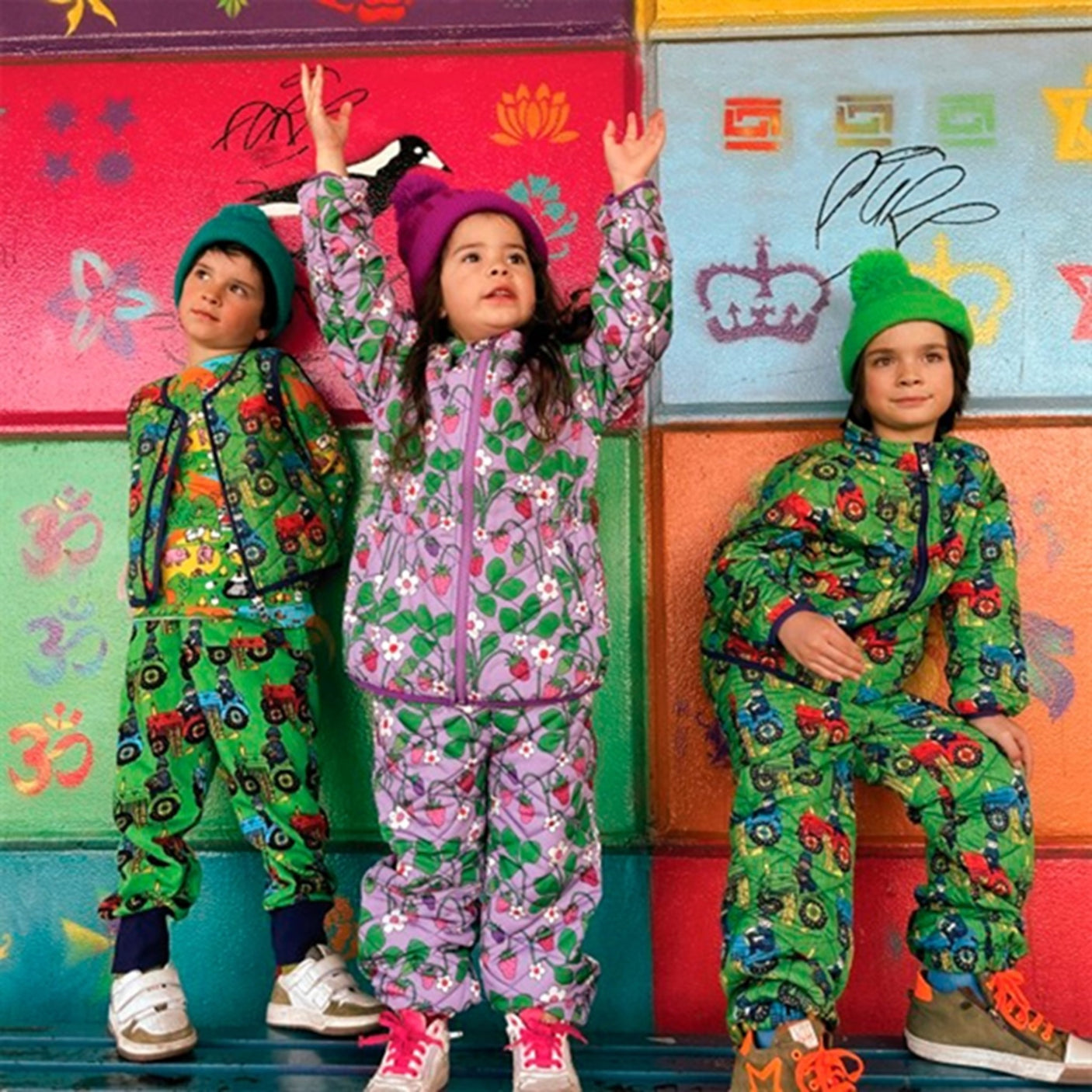 Småfolk Viola Strawberry Thermo Jacket