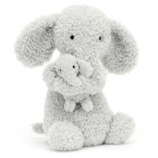Jellycat Huddles Grey Elephant 26 cm