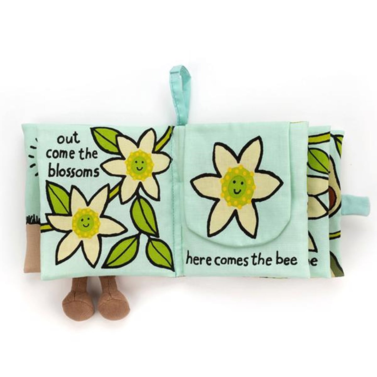 Jellycat Fabric Book Avocado 2