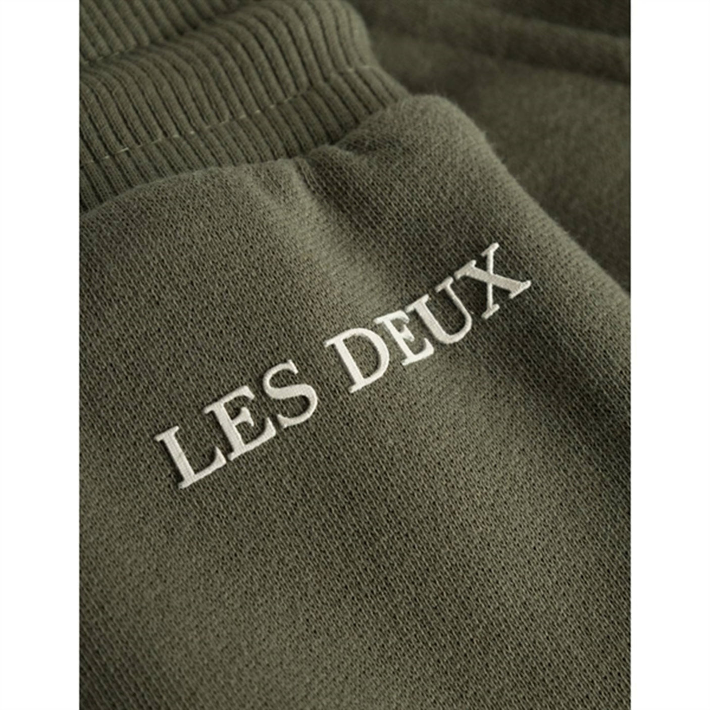 Les Deux Kids Olive Night/Ivory Mini Encore Sweatpants