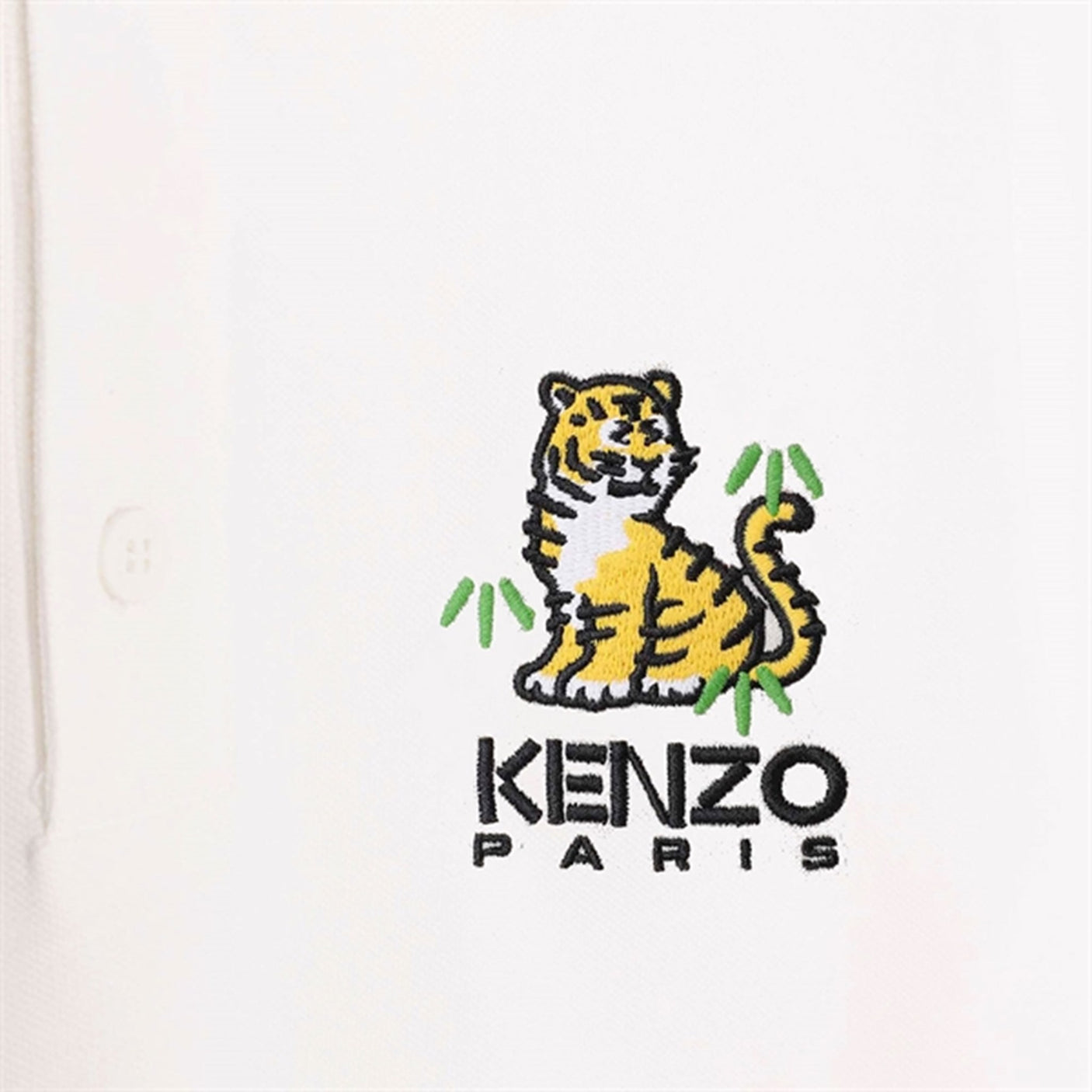 Kenzo Ivory Polo Short Sleeved