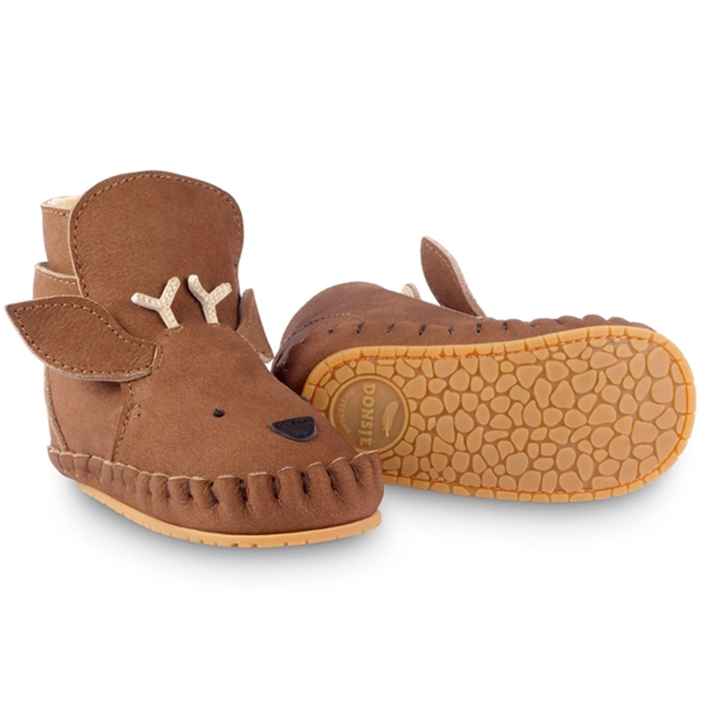 Donsje Baby Kapi Special Lining Stag Hazelnut Nubuck