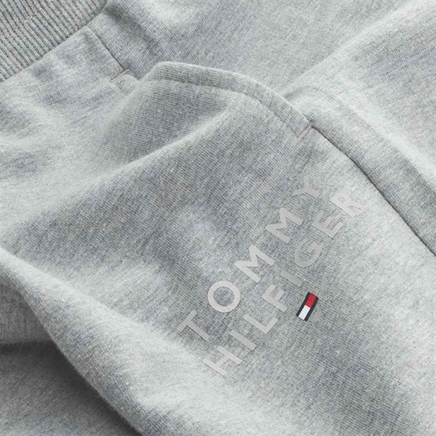 Tommy Hilfiger Flag Sweatpants Light Grey Heather