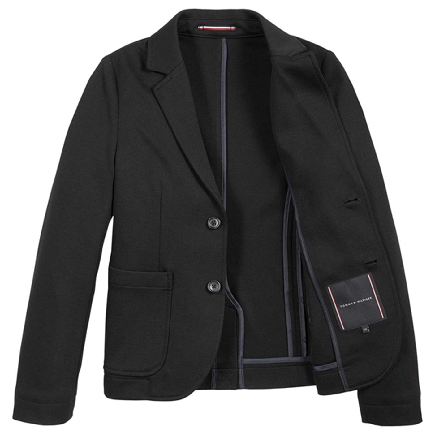 Tommy Hilfiger Comfort Pique Jersey Blazer Black