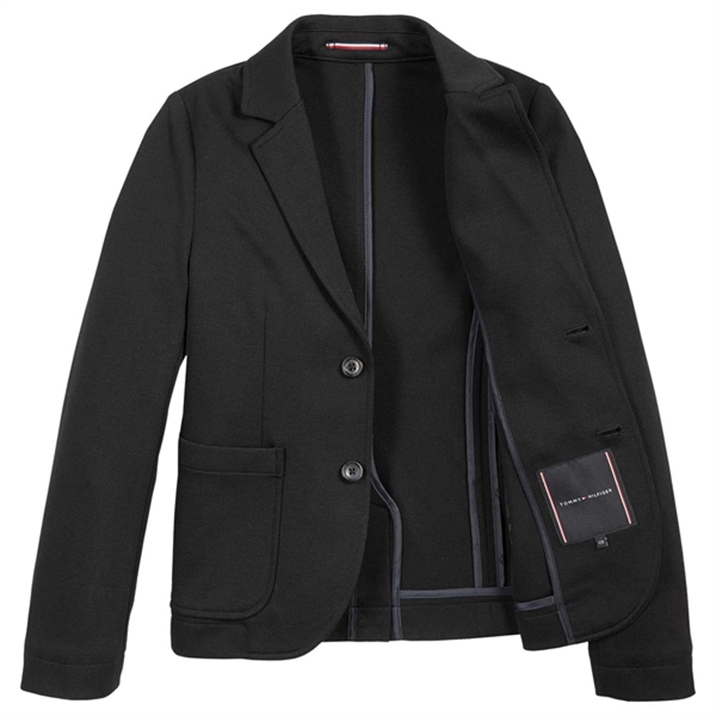Tommy Hilfiger Comfort Pique Jersey Blazer Black