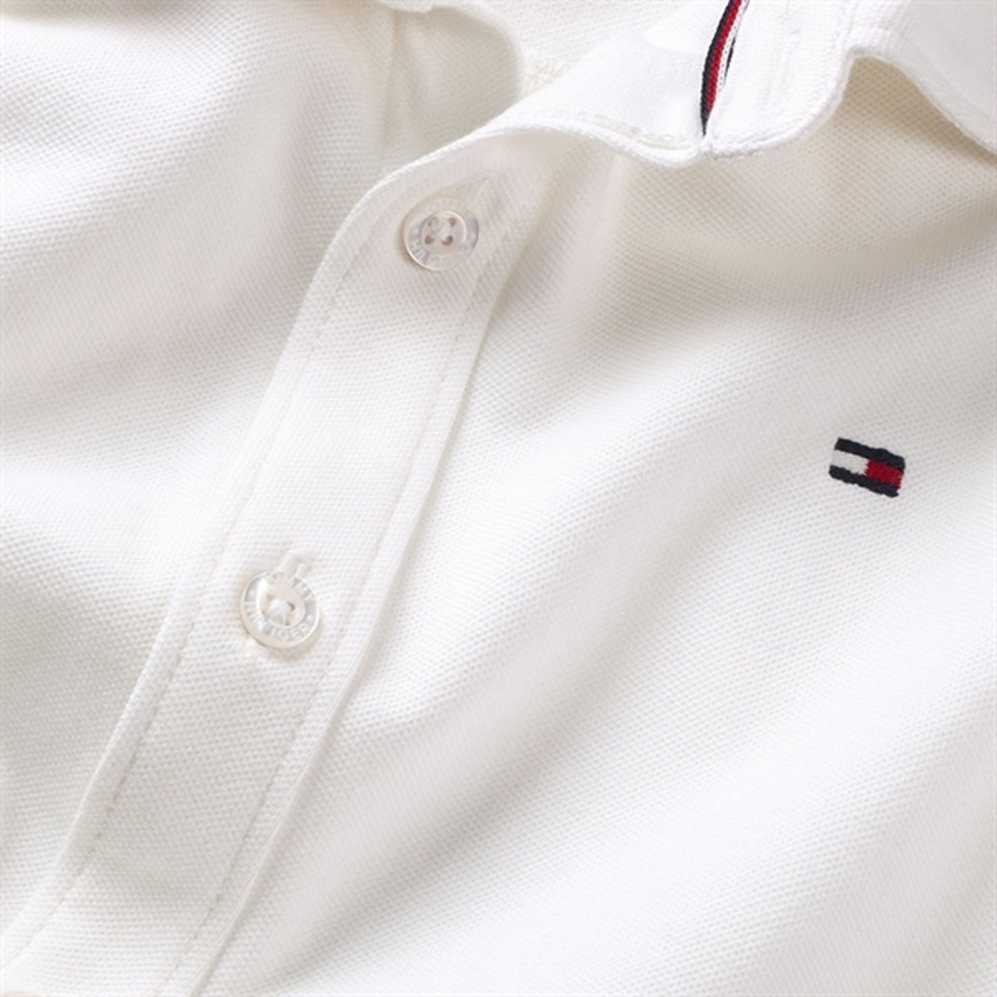 Tommy Hilfiger Stretch Pique Shirt White