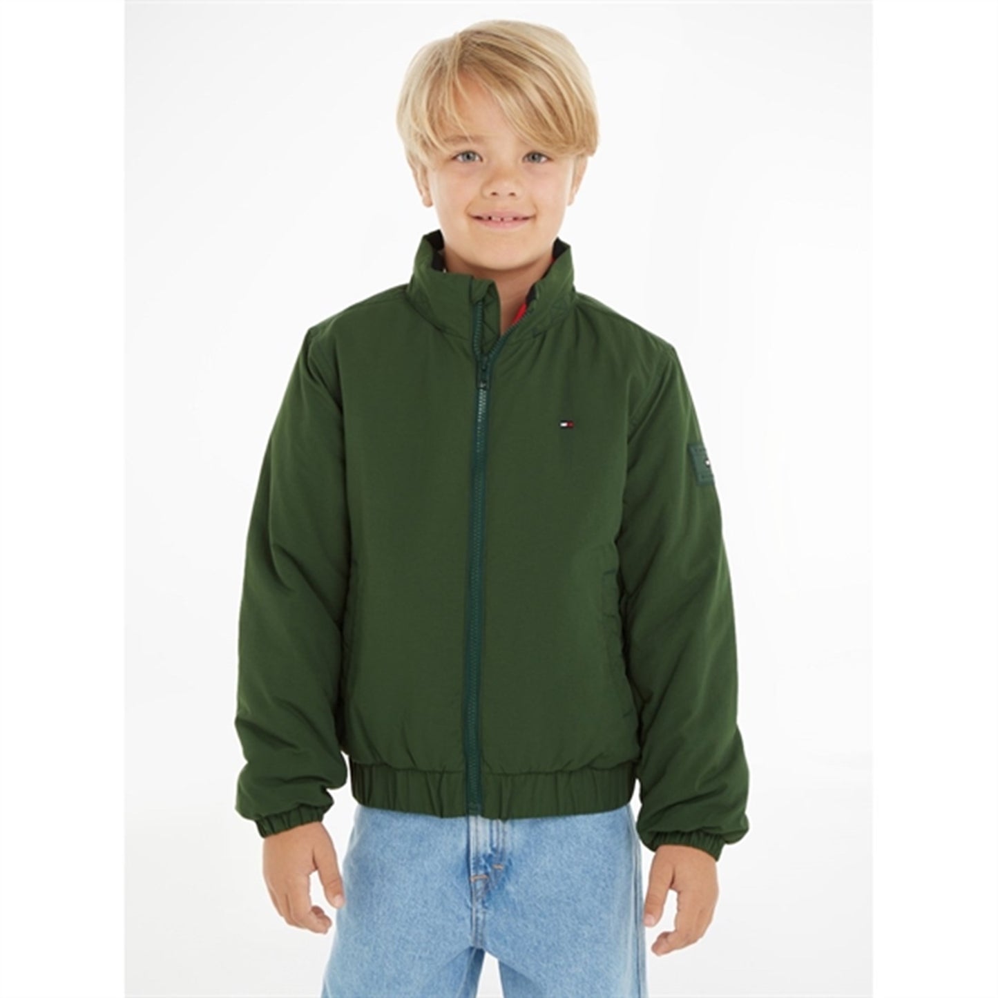 Tommy Hilfiger Essential Quilted Jacket Collegiate Green