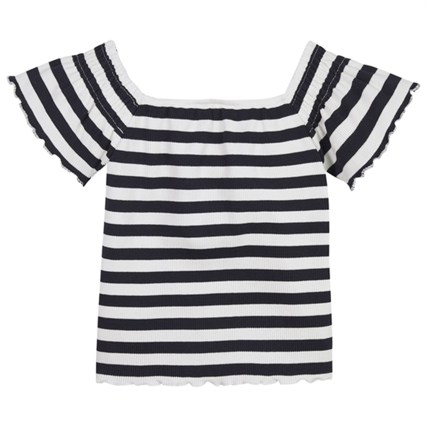 Tommy Hilfiger Tommy Varsity Rib T-shirt Desert Sky Stripe