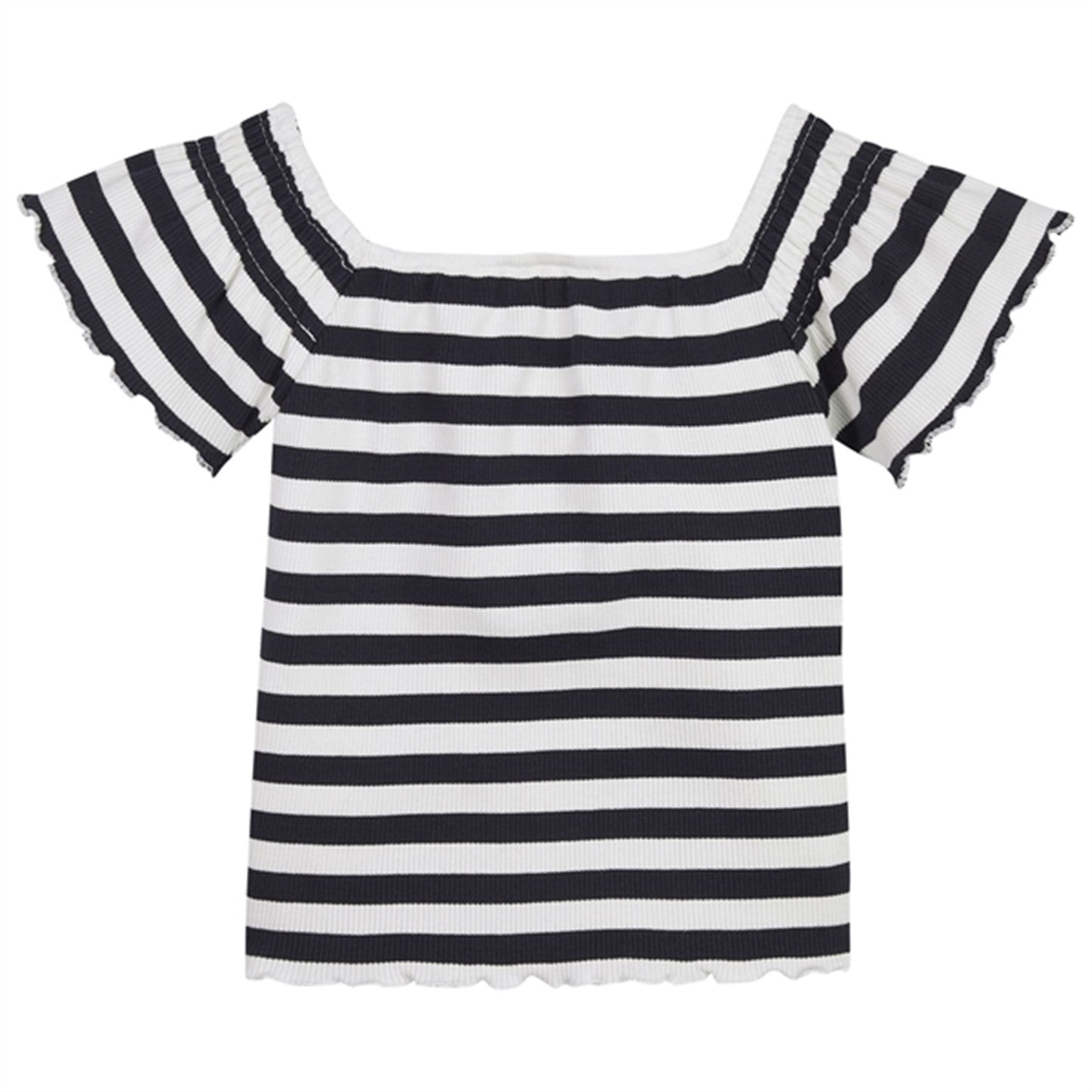 Tommy Hilfiger Tommy Varsity Rib T-shirt Desert Sky Stripe