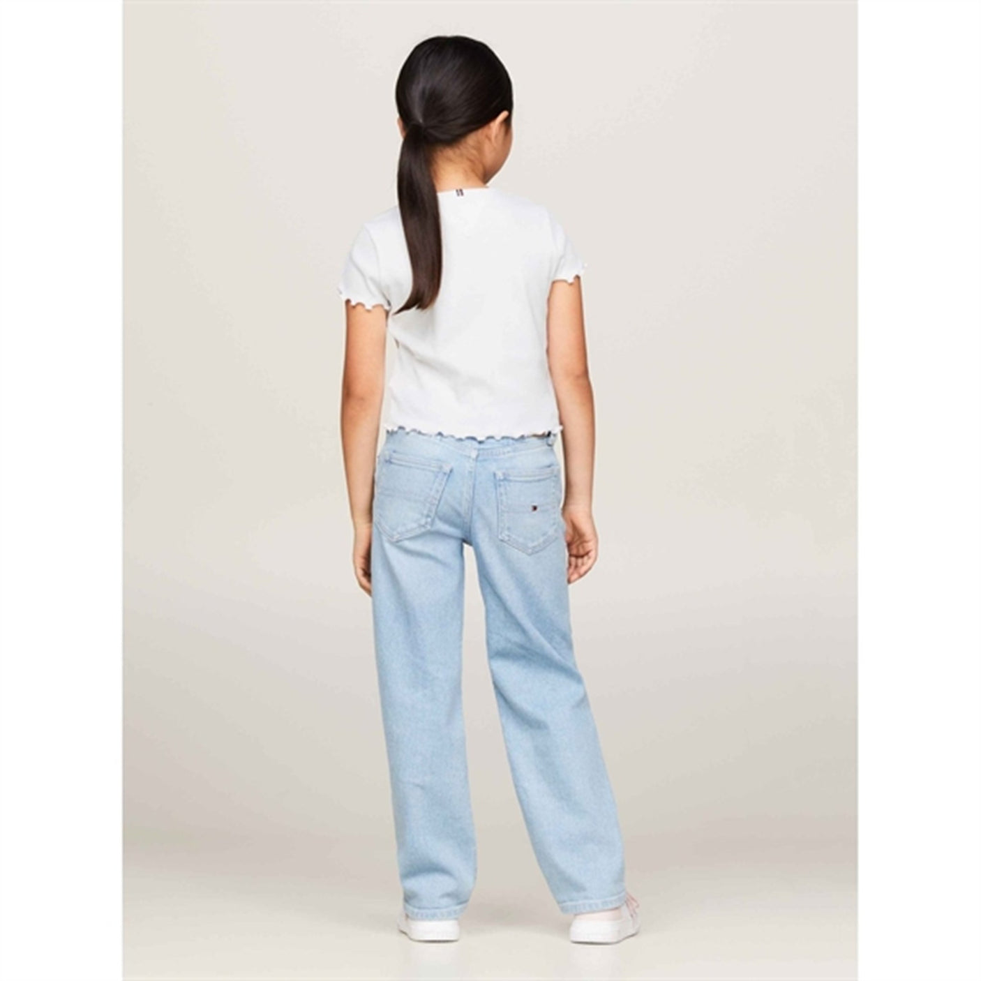 Tommy Hilfiger Essential Rib Blouse White