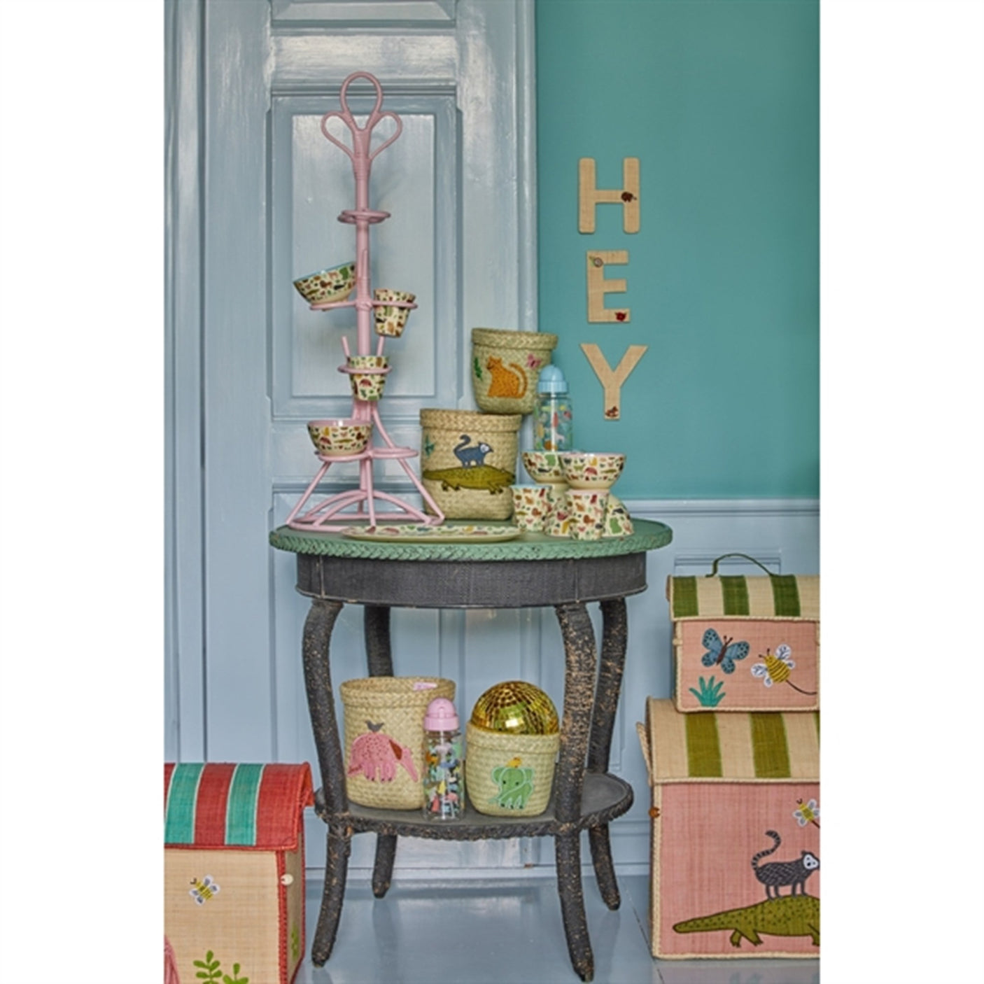 RICE Sweet Jungle Print Small Melamine Childrens Cup