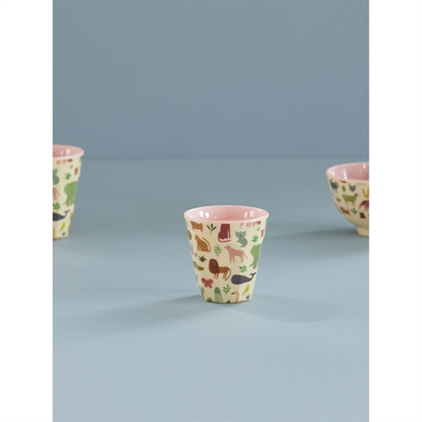 RICE Sweet Jungle Print Small Melamine Childrens Cup