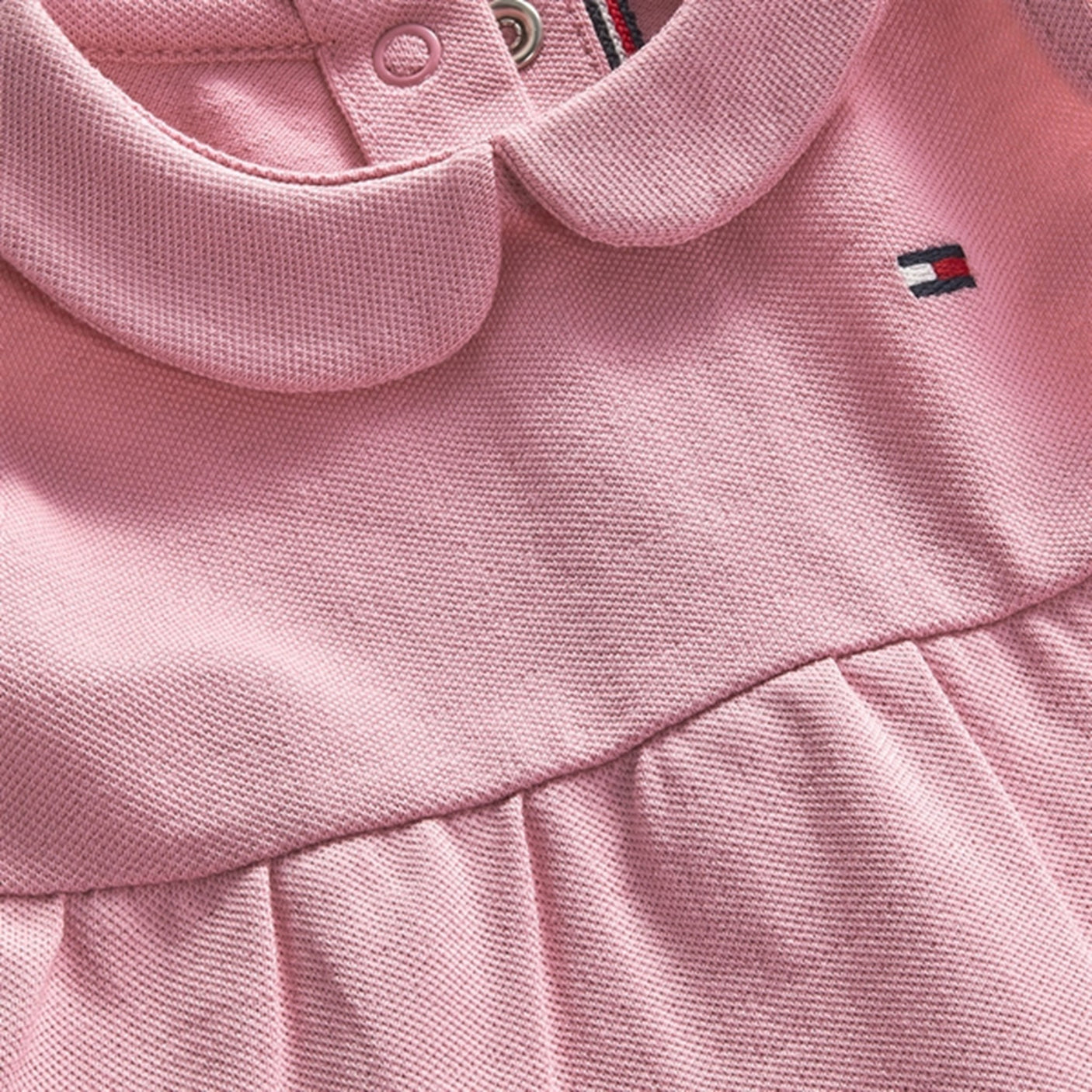 Tommy Hilfiger Baby Flag Pique Dress Broadway Pink