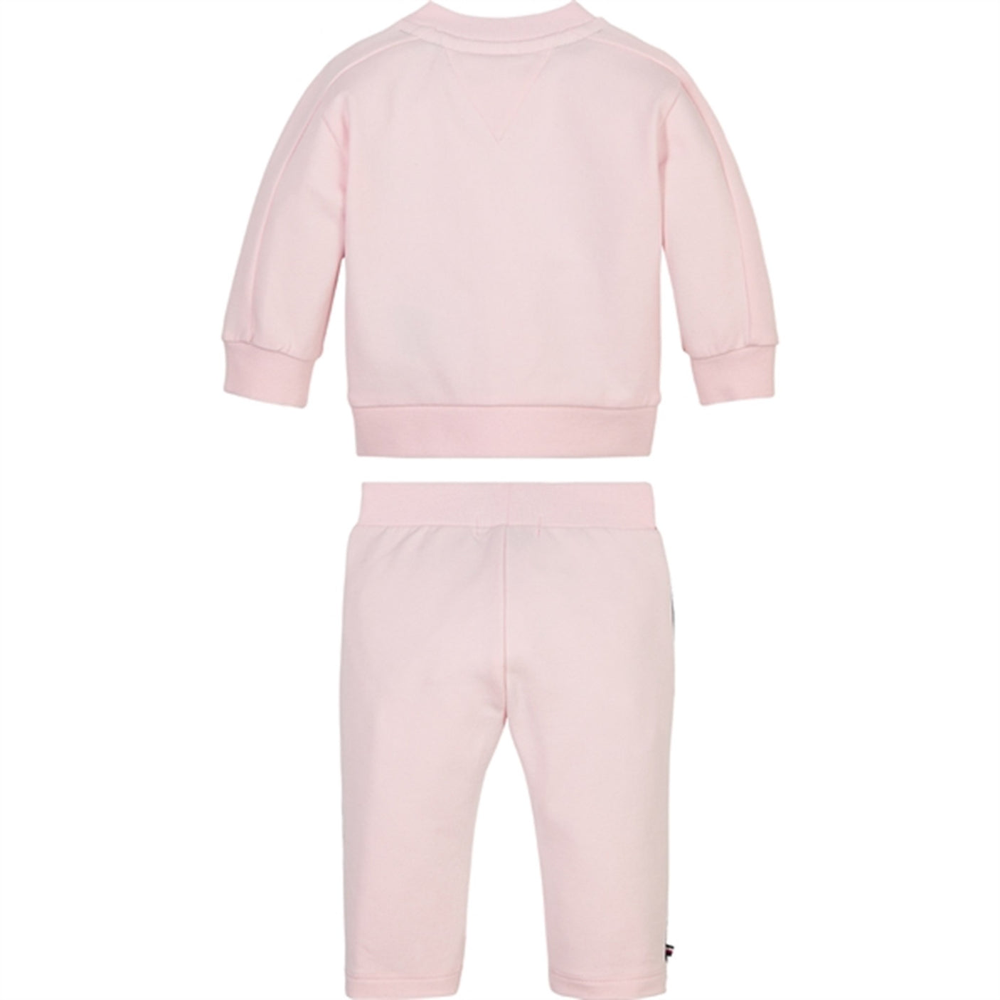 Tommy Hilfiger Baby Tape Crewneck Set Faint Pink