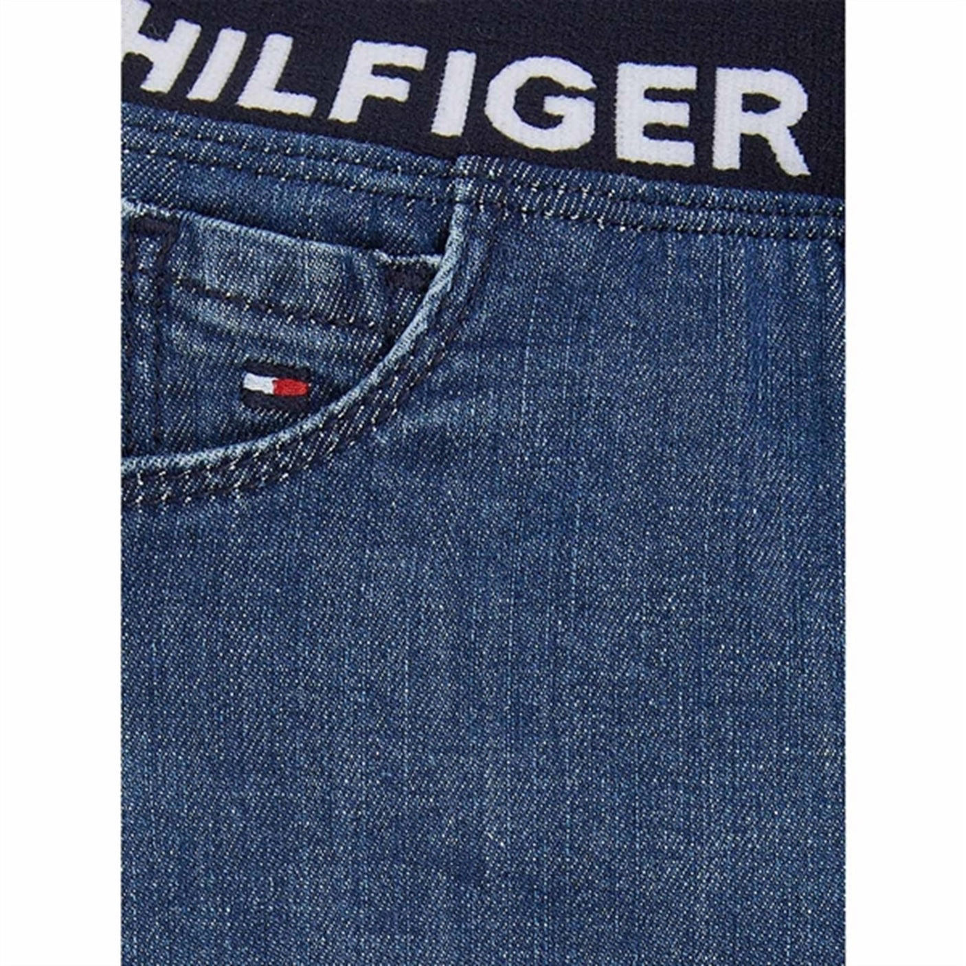 Tommy Hilfiger Baby Monotype Denim Pants Denim Medium