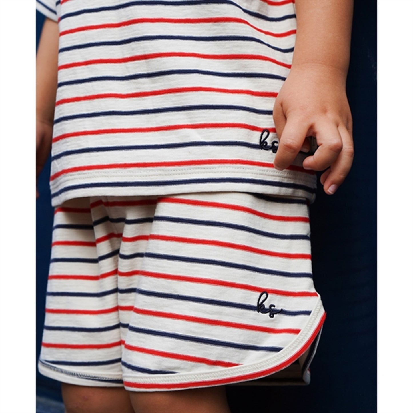 Konges Sløjd Tricolore Stripes Lin Classic Shorts