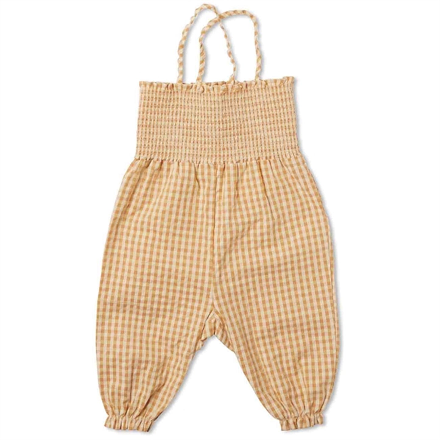 Konges Sløjd Toffee Check Birch Jumpsuit
