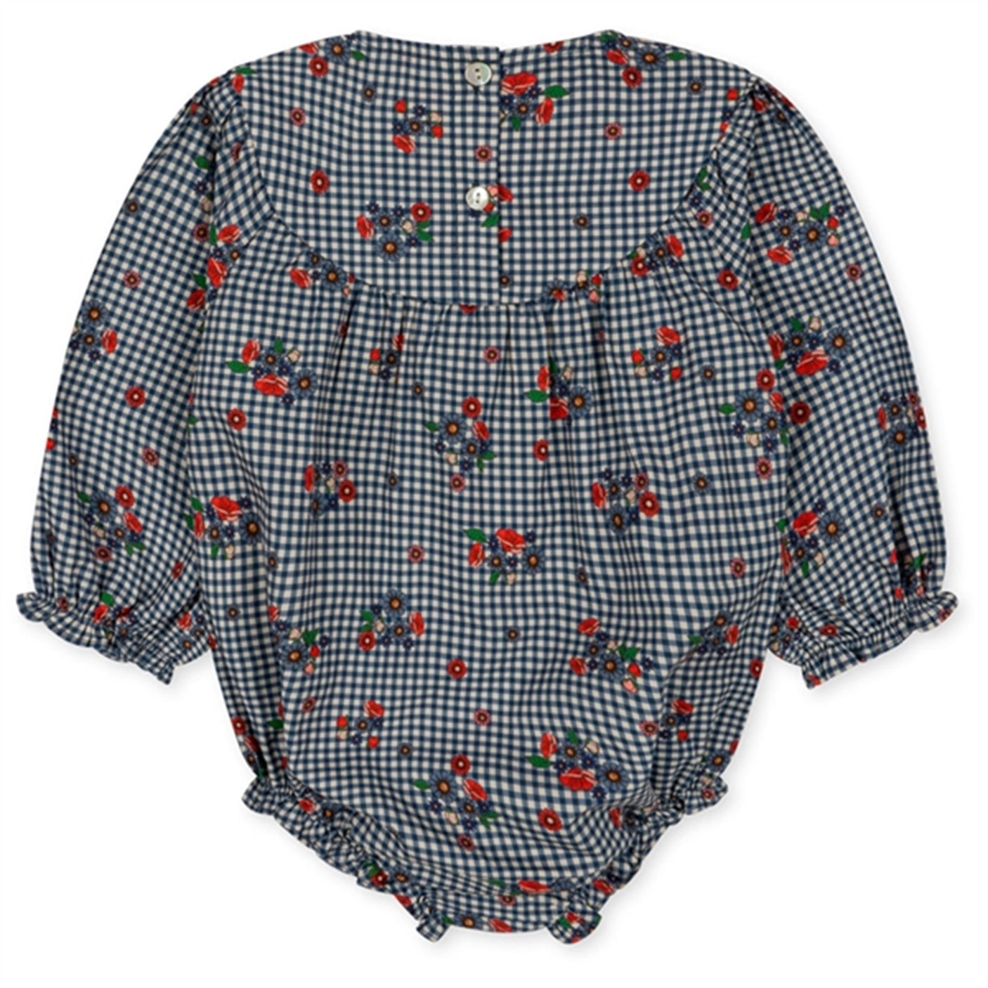 Konges Sløjd Blossom Check Bibi Romper
