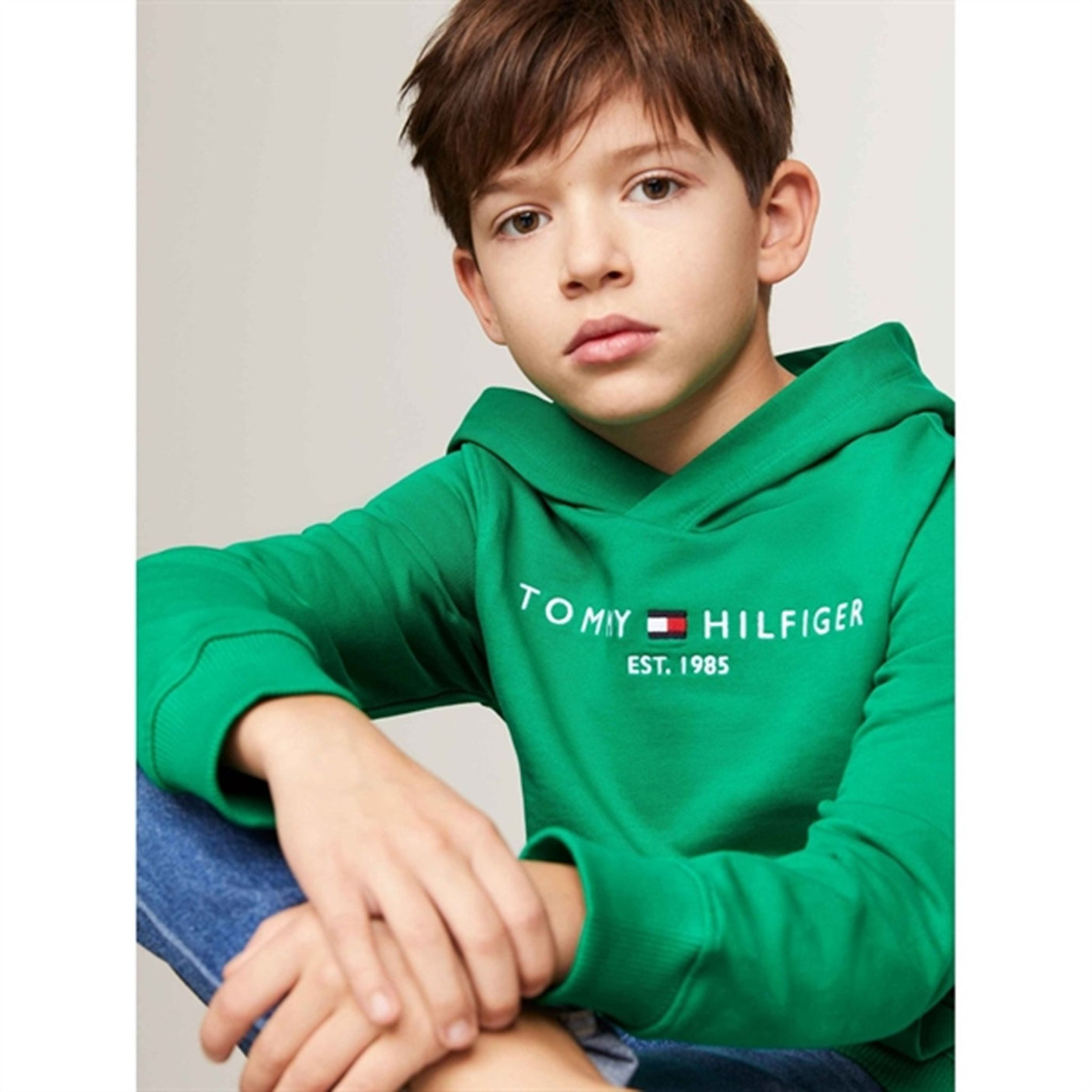 Tommy Hilfiger Essential Hoodie Olympic Green
