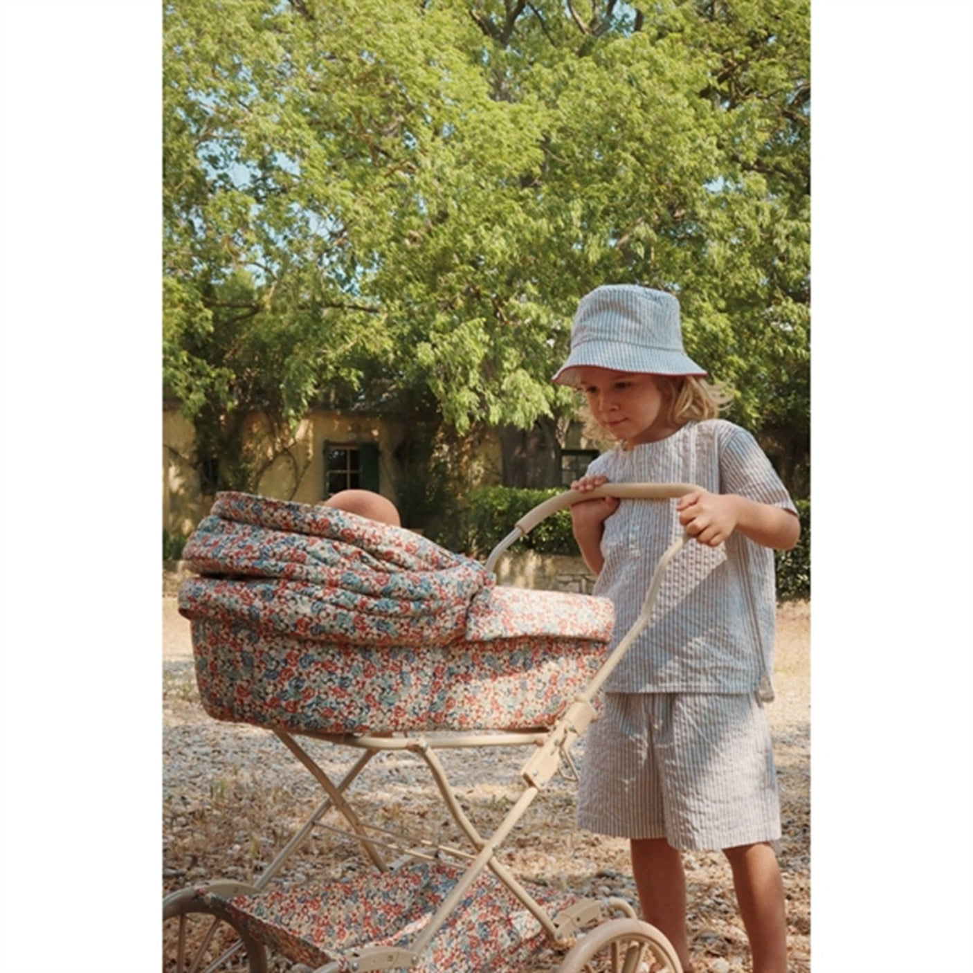 Konges Sløjd Ace Bucket Hat Stripe Bluie