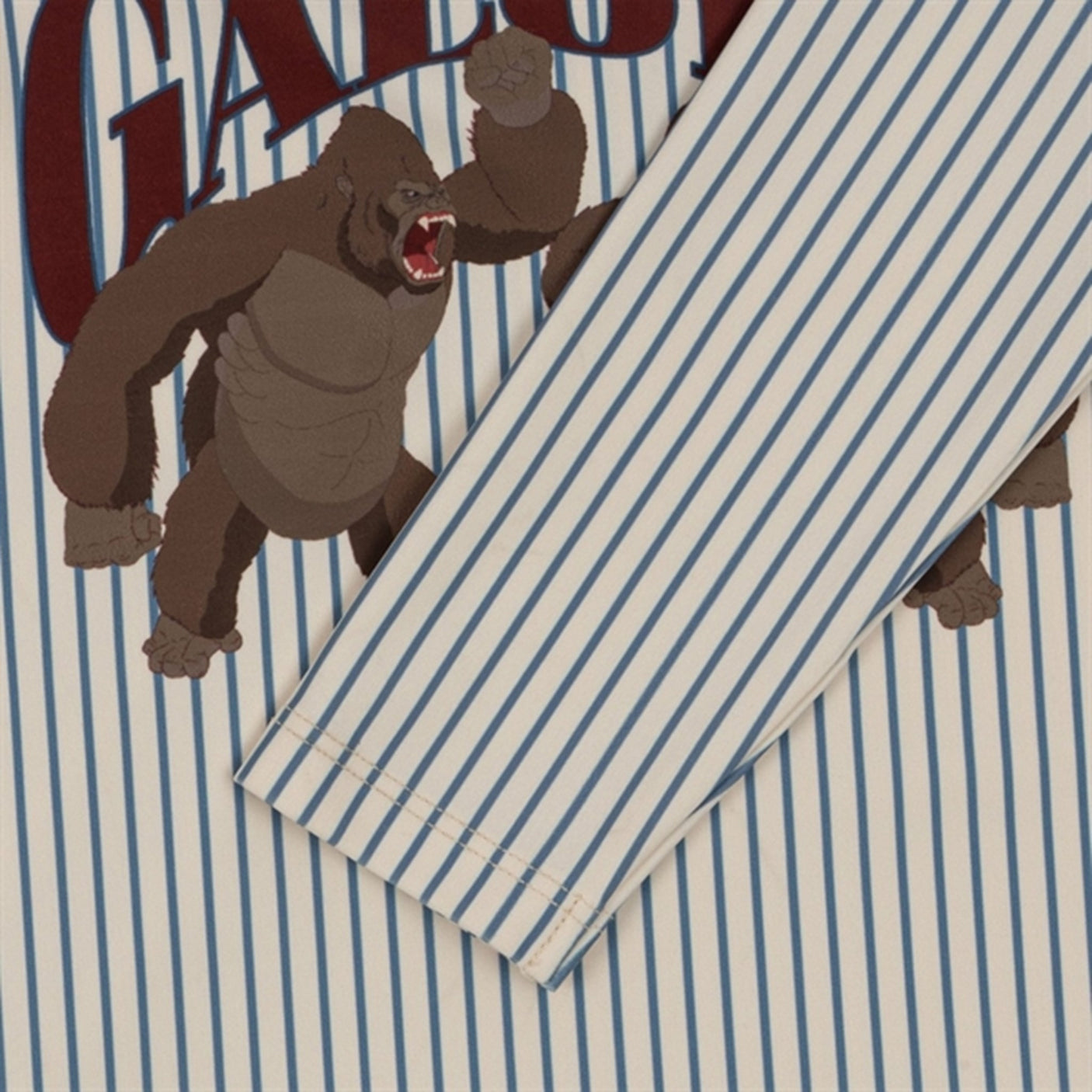 Konges Sløjd Aster UV Onesie Stripe Bluie