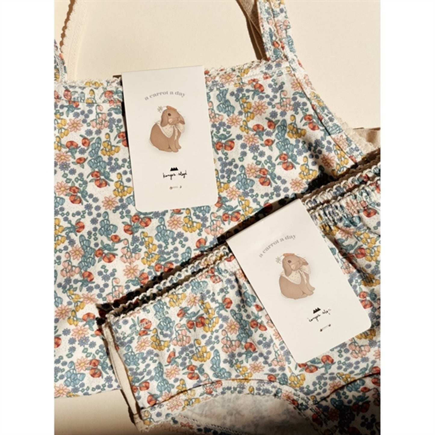 Konges Sløjd Bibi Fleur/Brazilian Sand Basis 2-pack Underpants