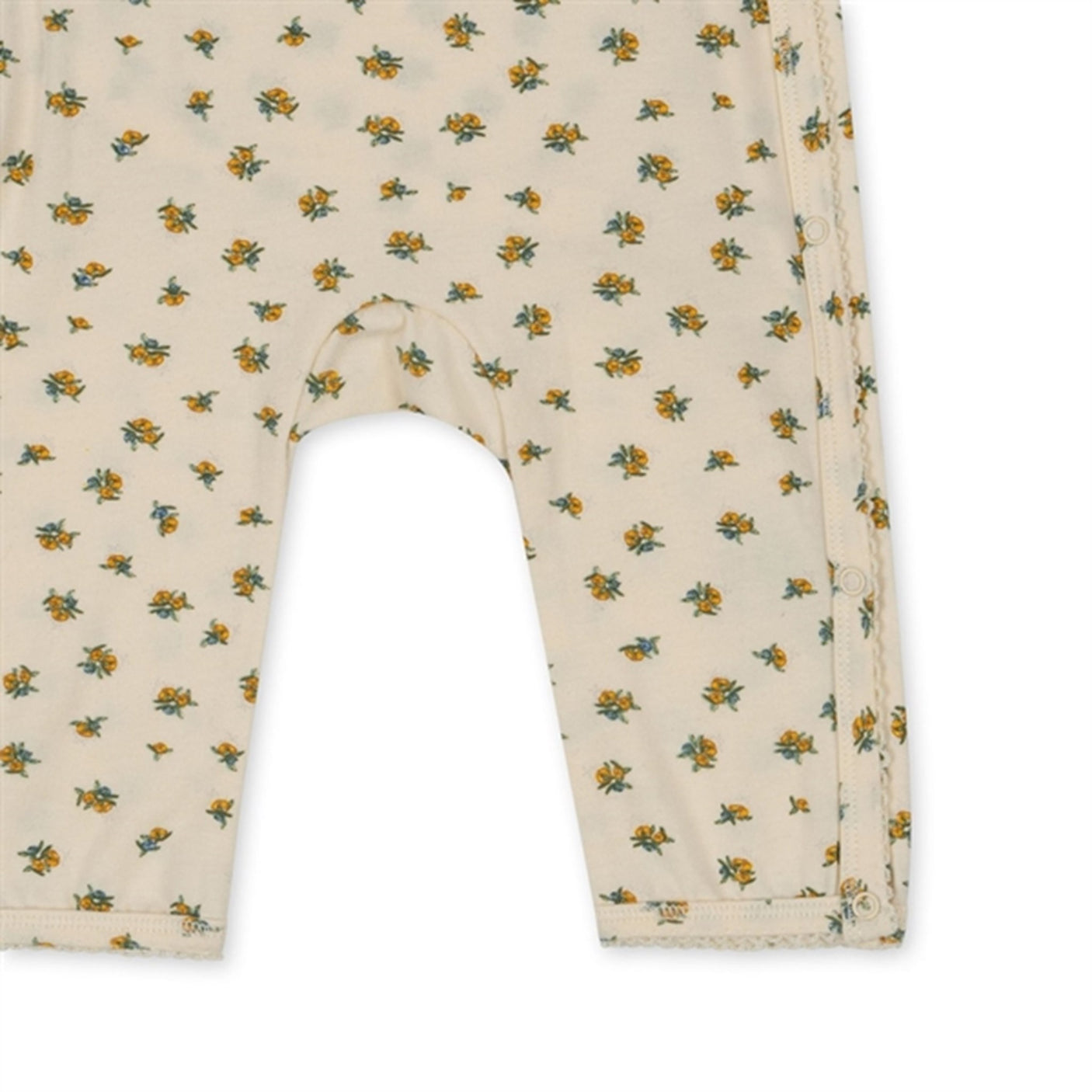 Konges Sløjd Peonia Limone Basis Newborn Onesie