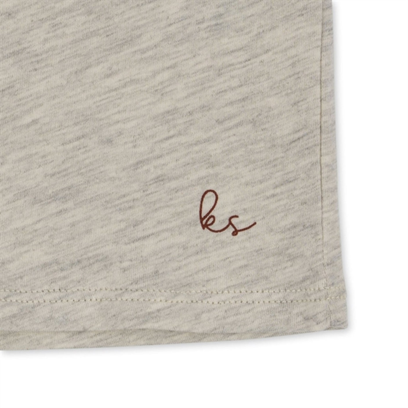 Konges Sløjd Off White Melange Famo T-shirt