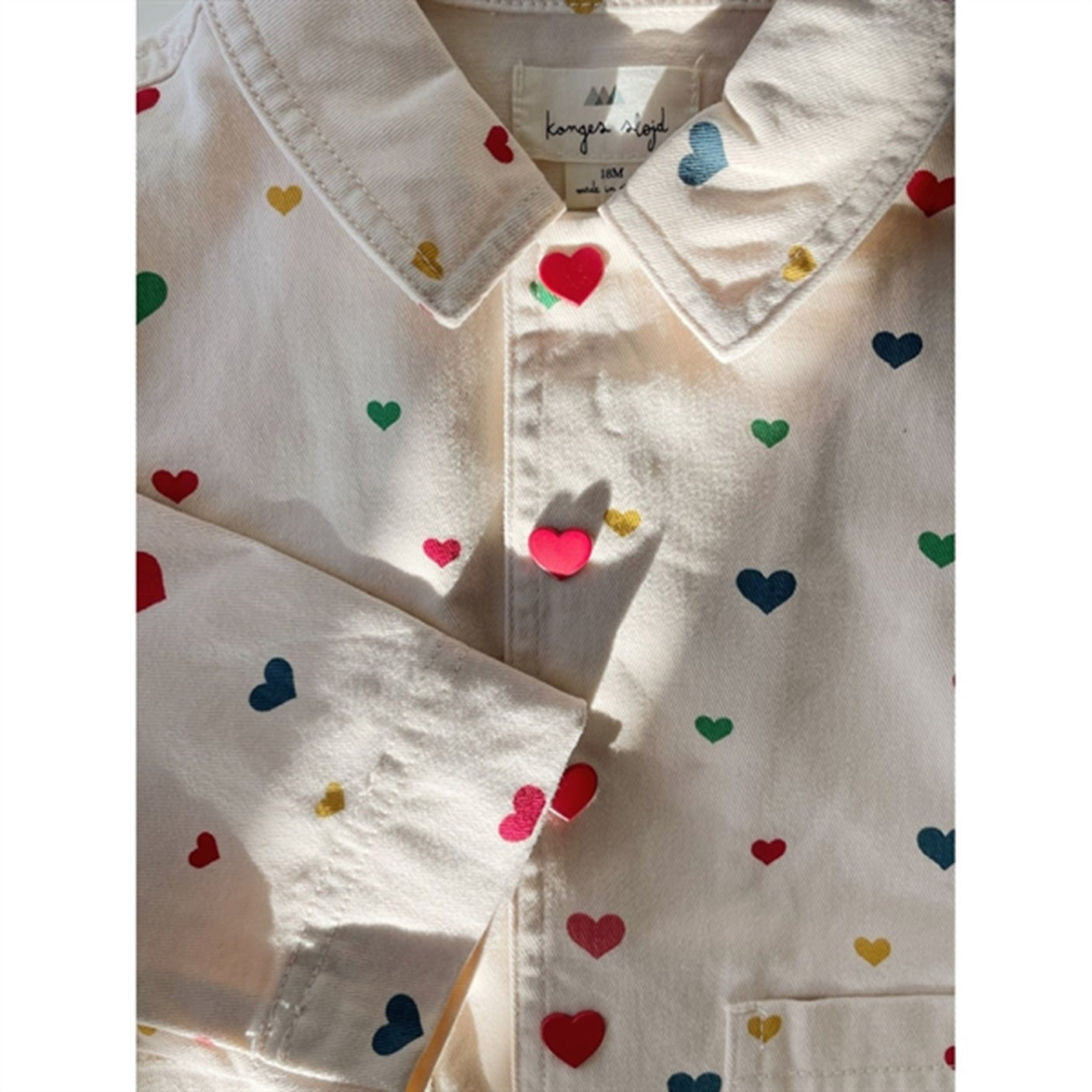 Konges Sløjd Multi Heart Blush Fen Shirt Jacket