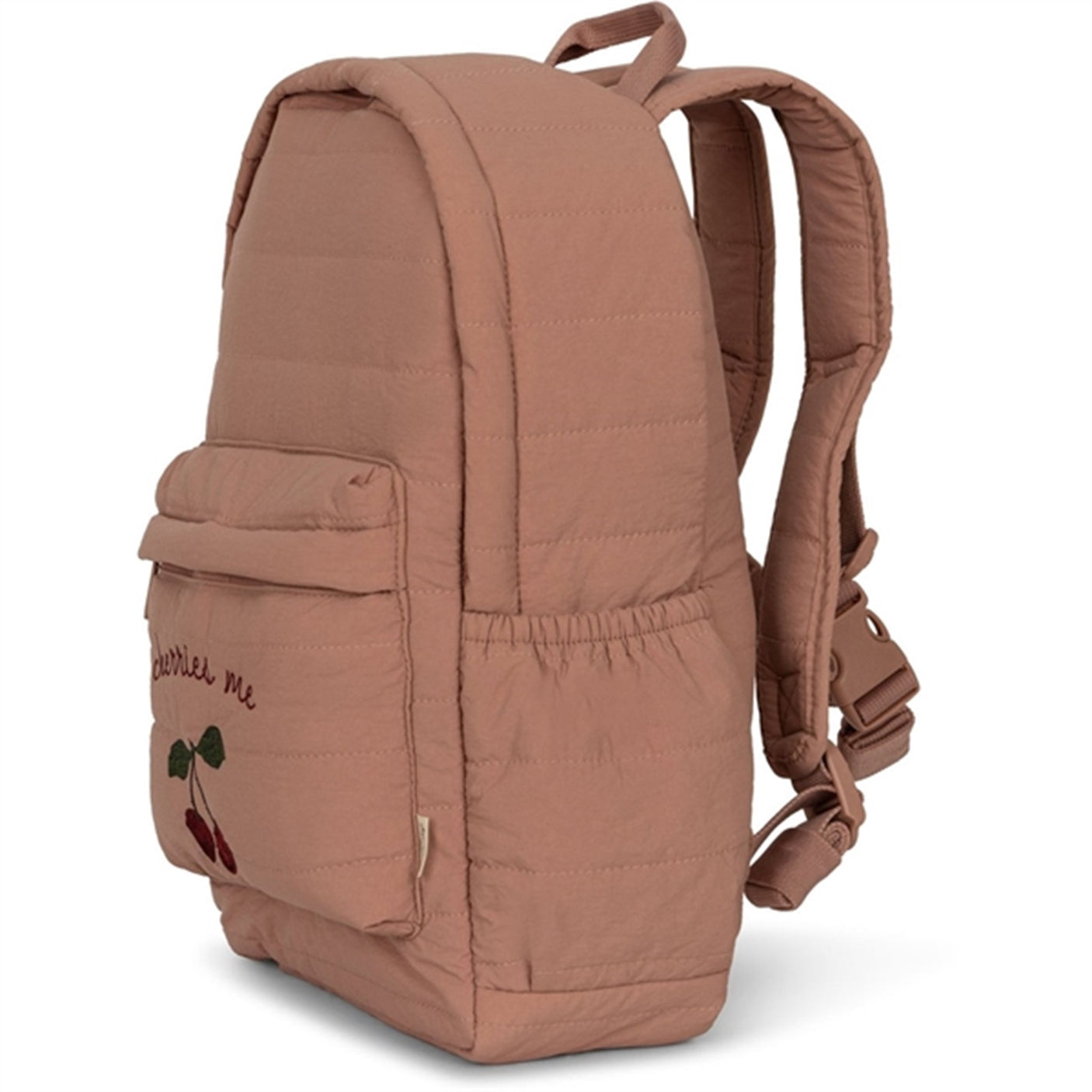 Konges Sløjd Juno Quilted Backpack Midi Cameo Brown
