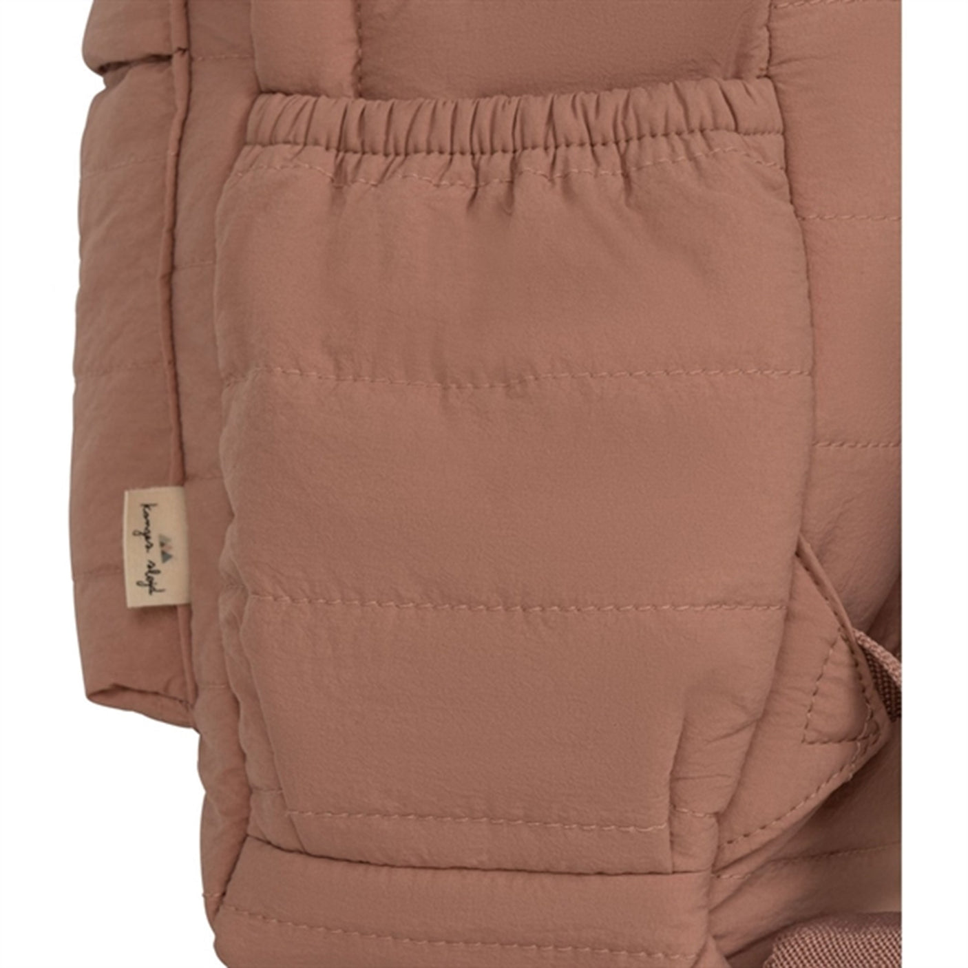 Konges Sløjd Juno Quilted Backpack Midi Cameo Brown