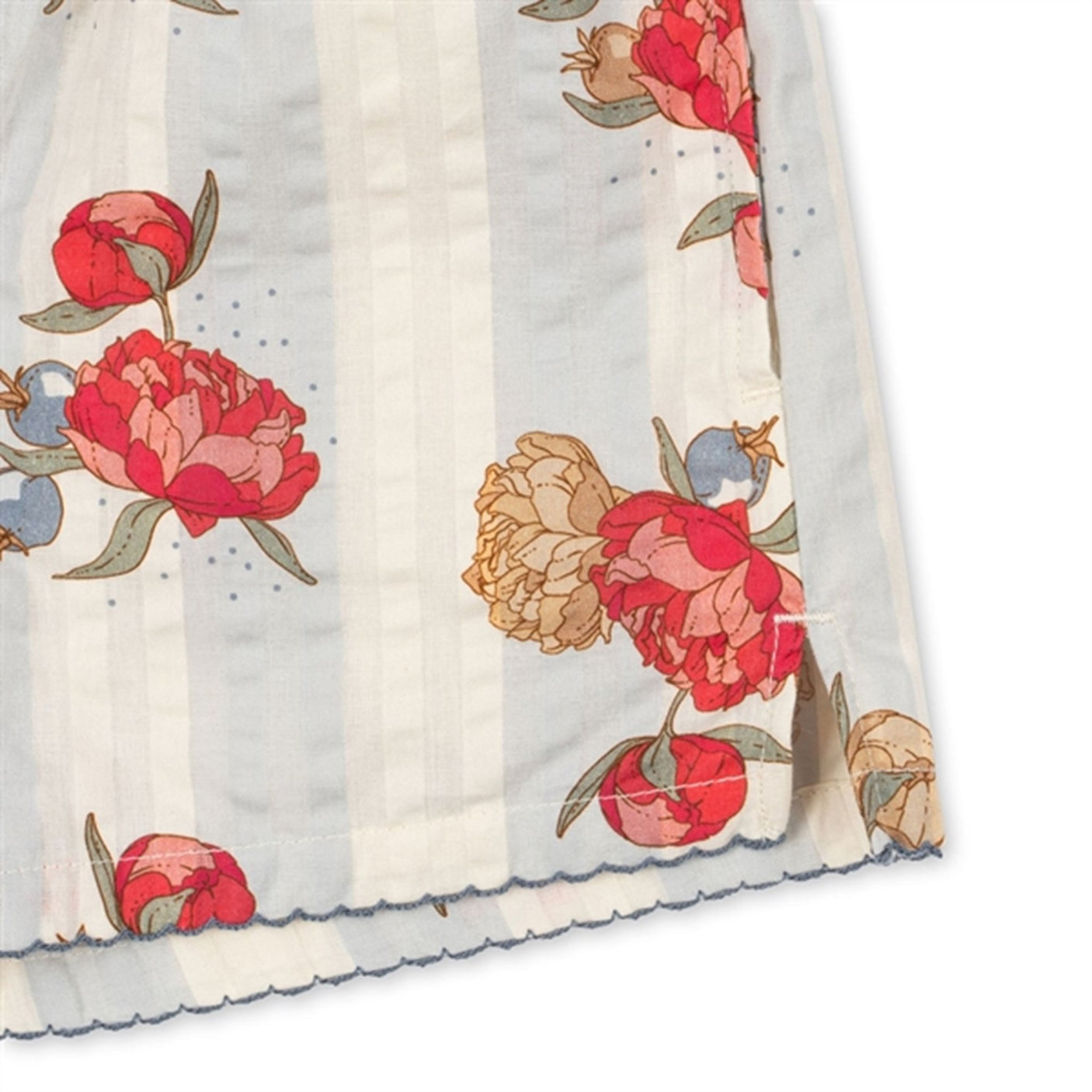 Konges Sløjd Peony Stripe Kim Slit Shorts